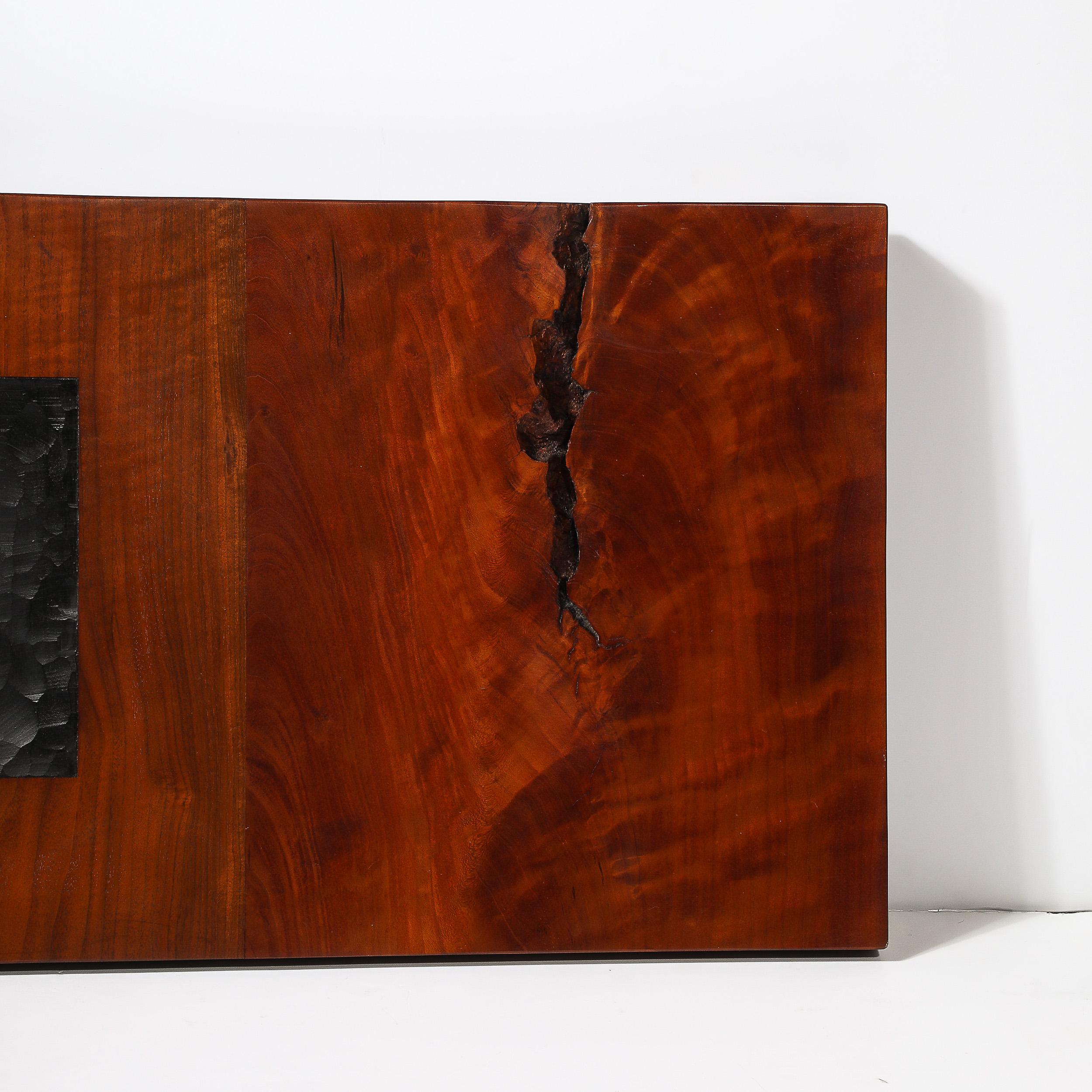Americano Scultura in legno intagliato di metà secolo 