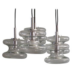 Mid Century Cascade Chandelier by Doria Leuchten, Germany 1960s