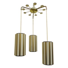 Mid-Century Cascading Pendant Chandelier Lightolier