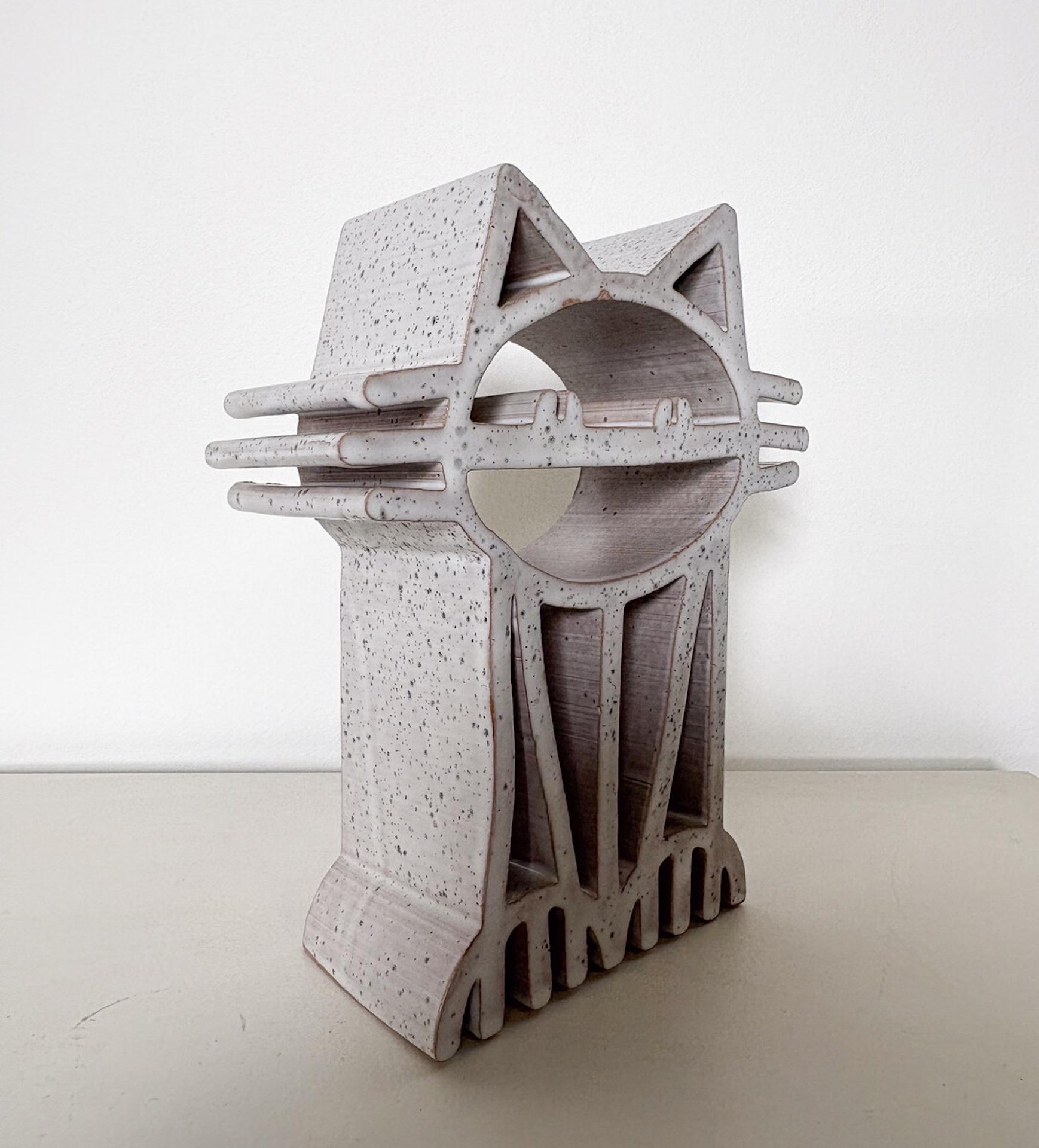 Gato de cerámica de mediados de siglo de Gianni Polerti, Italia, años 60 - 2 Disponibles Italiano en venta