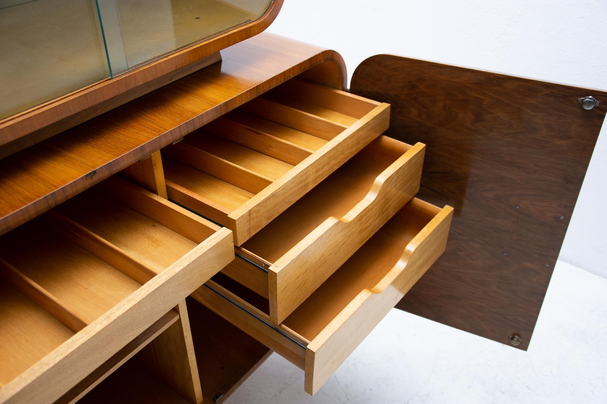 Midcentury Cataloque Display Case by Jindrich Halabala for Up Zavody, 1940s 5