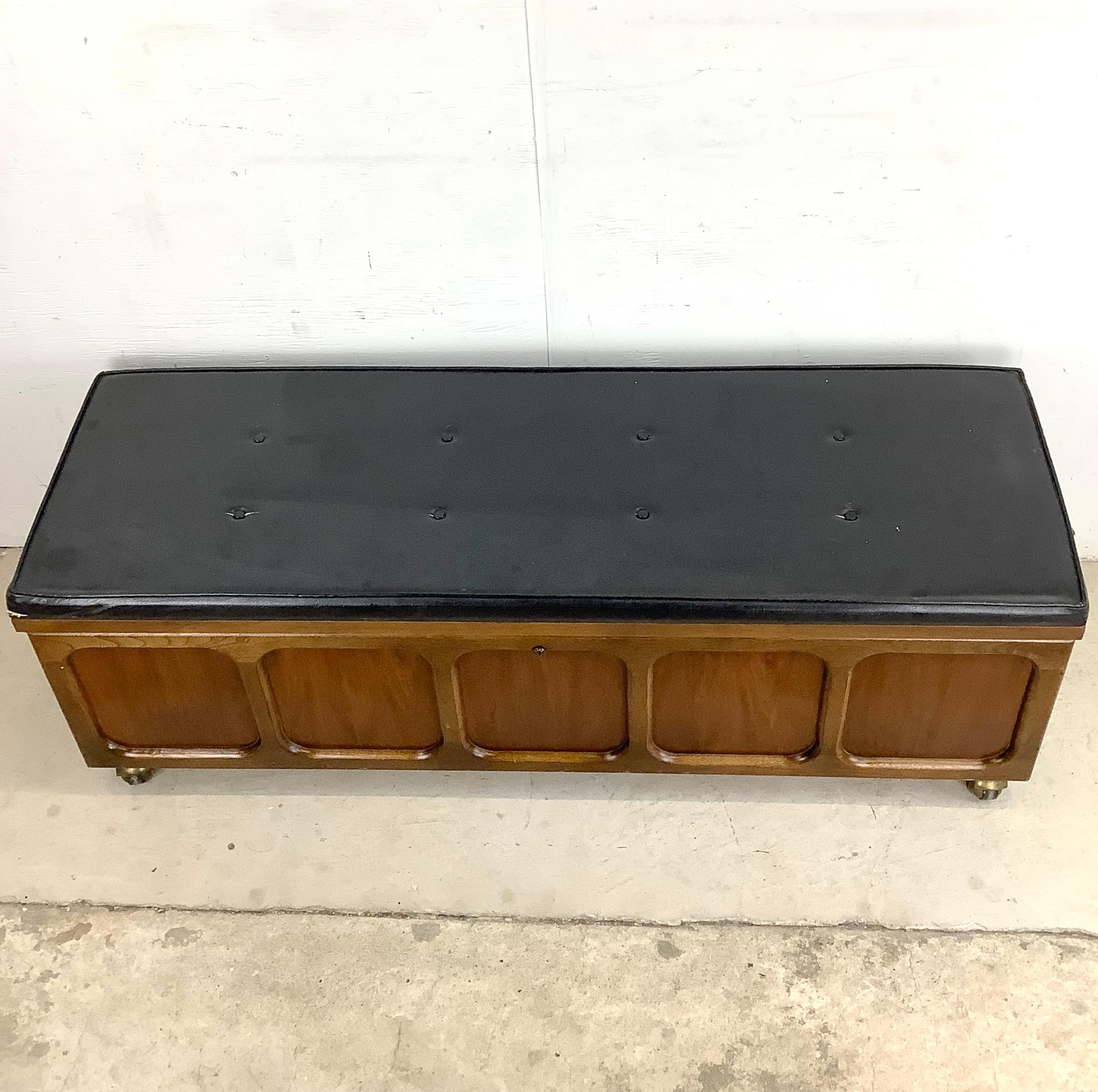 Mid-Century Modern Midcentury Cedar Storage Bench from Lane Furniture