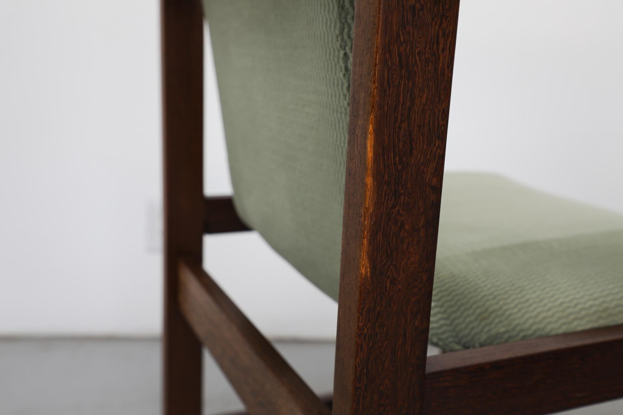 Mid-Century Cees Braakman (attr) Wenge Dining Chairs 7