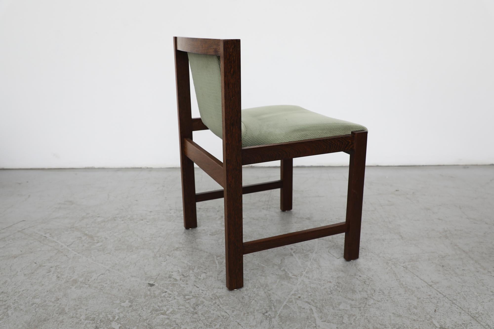 Mid-Century Cees Braakman (attr) Wenge Dining Chairs 12