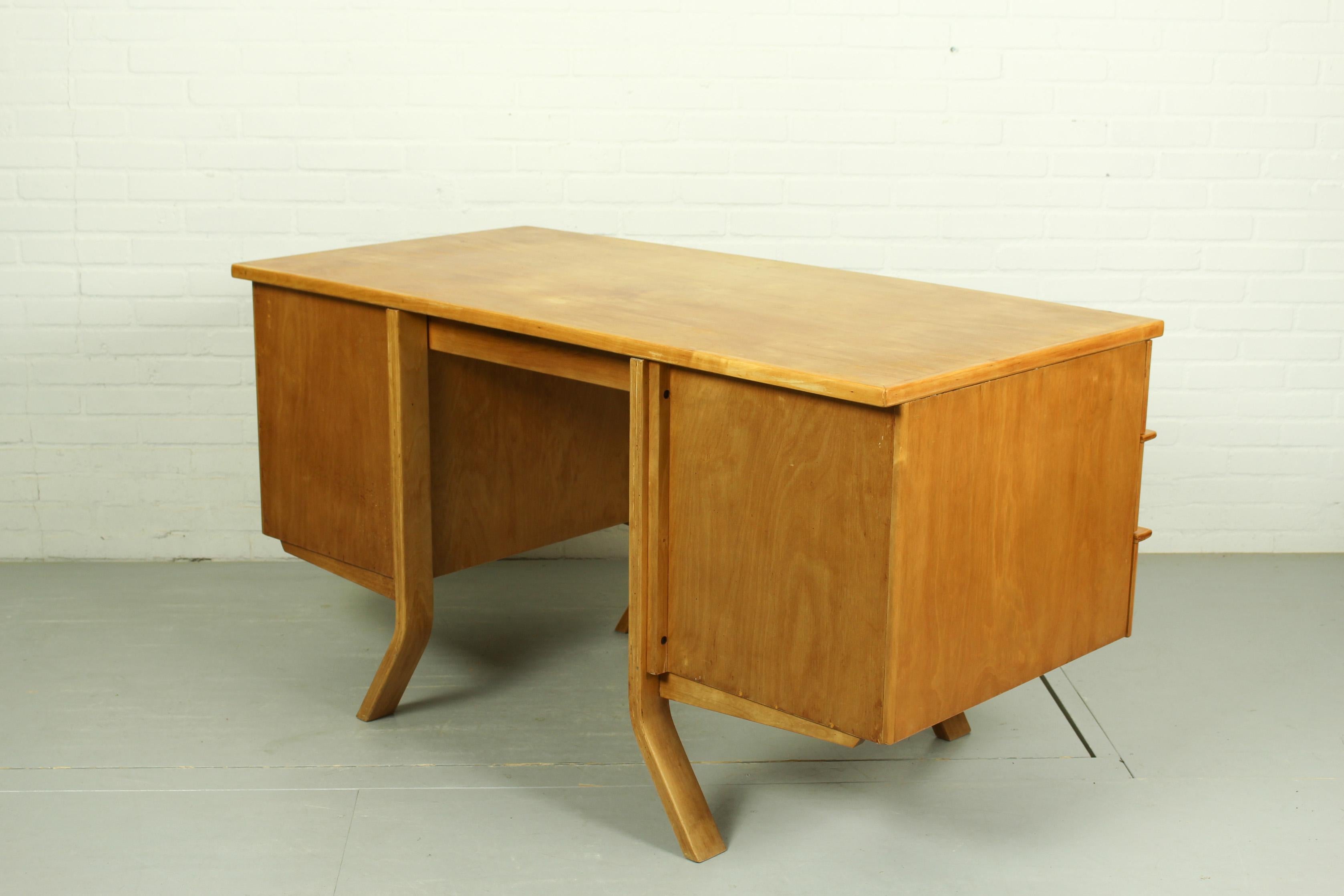 Mid Century Cees Braakman EB04 Birch Pastoe Desk For Sale 5