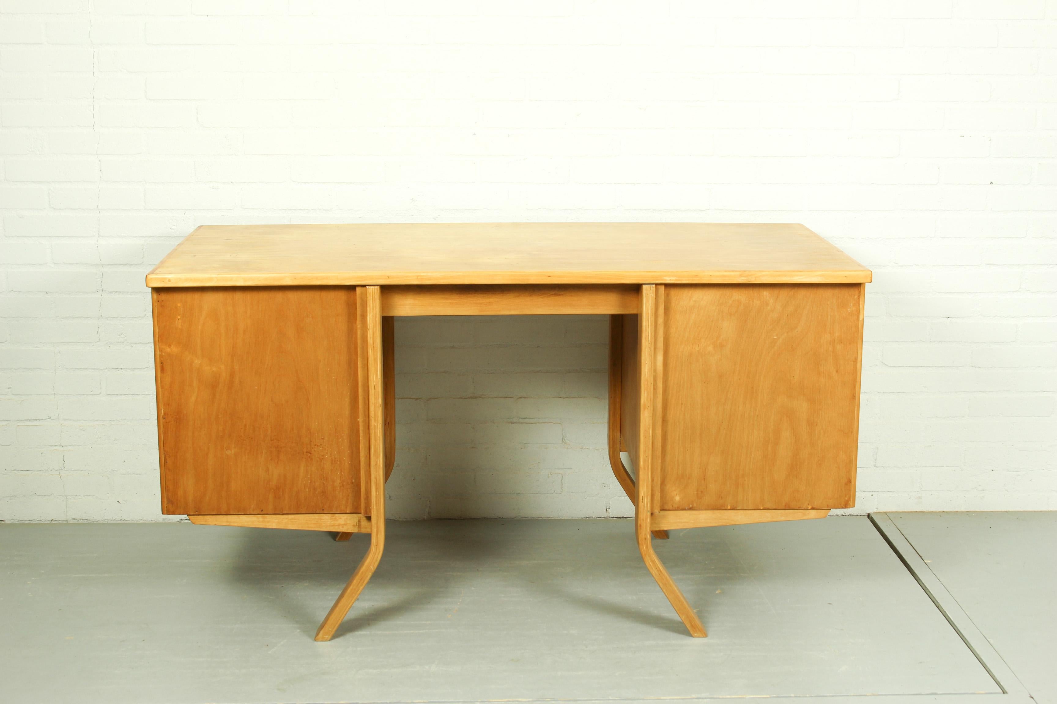 Mid Century Cees Braakman EB04 Birch Pastoe Desk For Sale 7