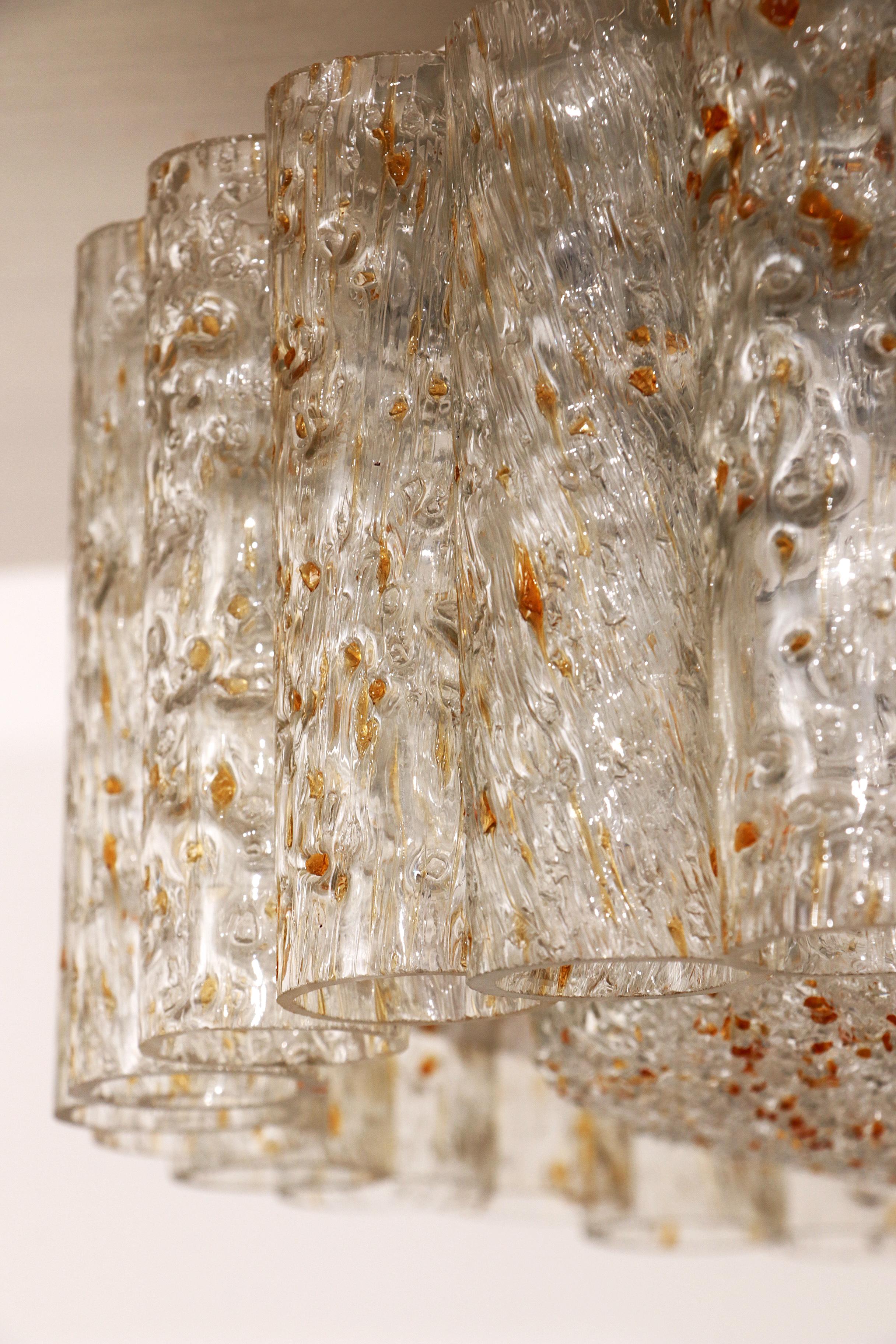 Lampadario da soffitto del Mid-Century di Doria Lichtenwerken in vendita 2