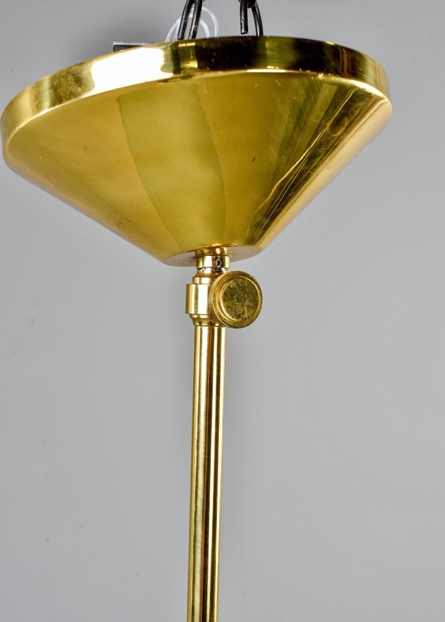 Deckenleuchte aus der Mitte des Jahrhunderts von Fontana Art of Italy im Angebot 2