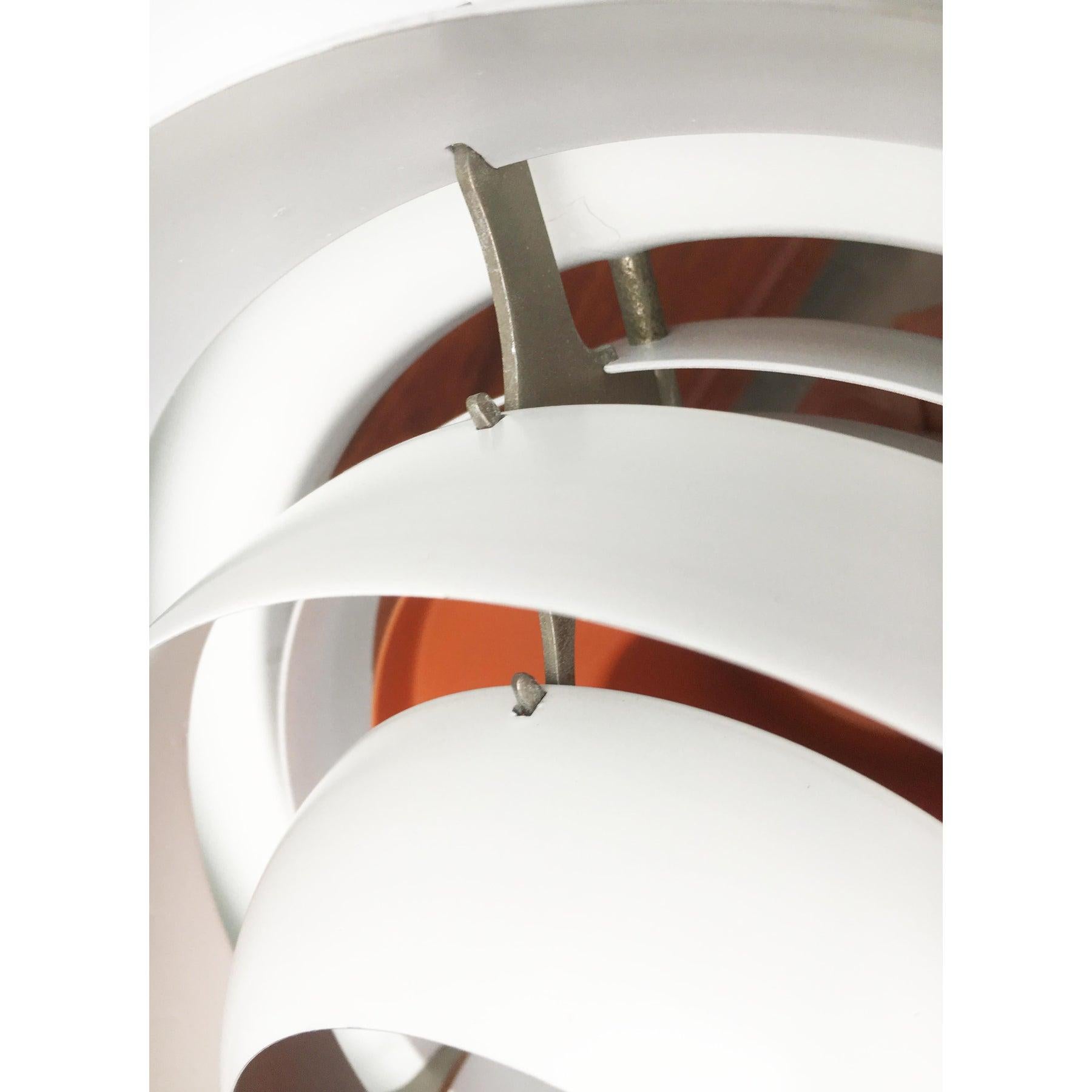 XX secolo Lampada da soffitto di metà secolo di Preben Fabricius & Jørgen Kastholm per Nordisk Solar in vendita