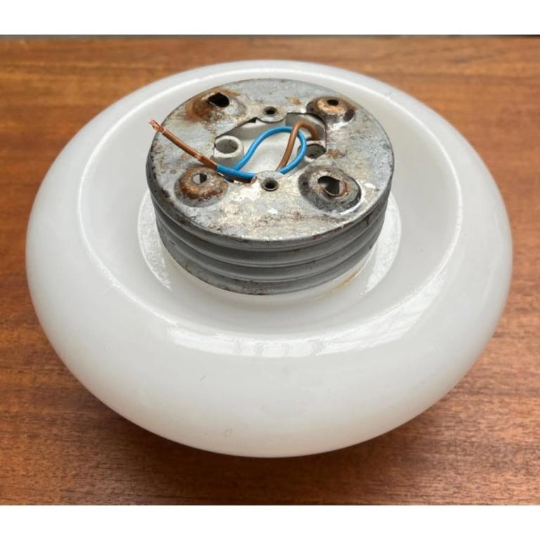 Lampada da soffitto di metà secolo di Wilhelm Wagenfeld per Lindner, Germania, anni '50 in vendita 1