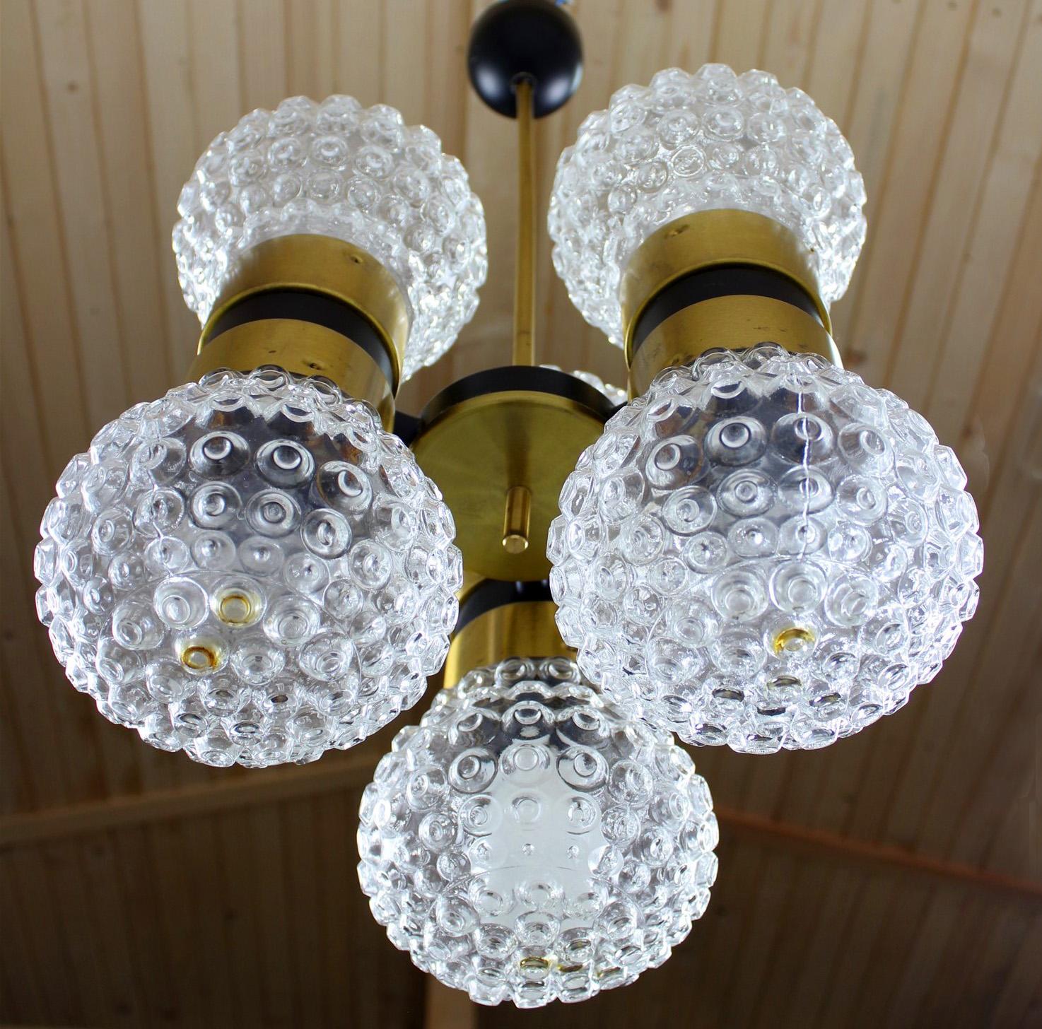 Mid-Century Ceiling Lamp from Napako, 1970s For Sale 10
