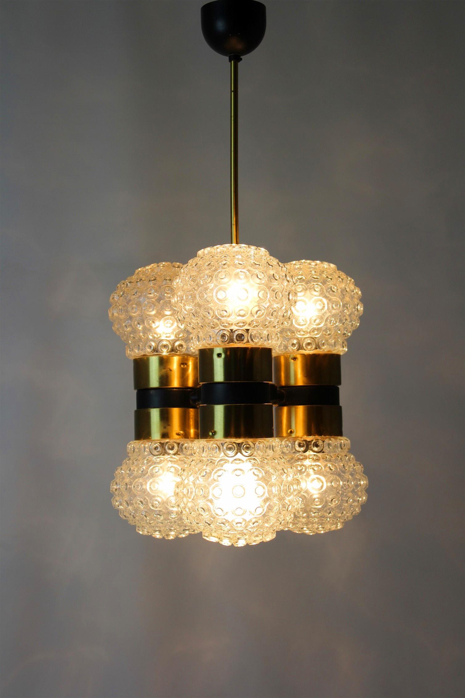 Mid-Century Modern Mid-Century Ceiling Lamp from Napako, 1970s For Sale