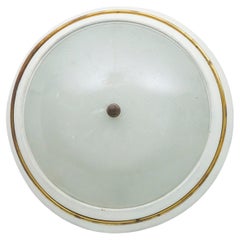 Lampada da soffitto di metà secolo nello stile di Stilnovo, Italia, anni '50