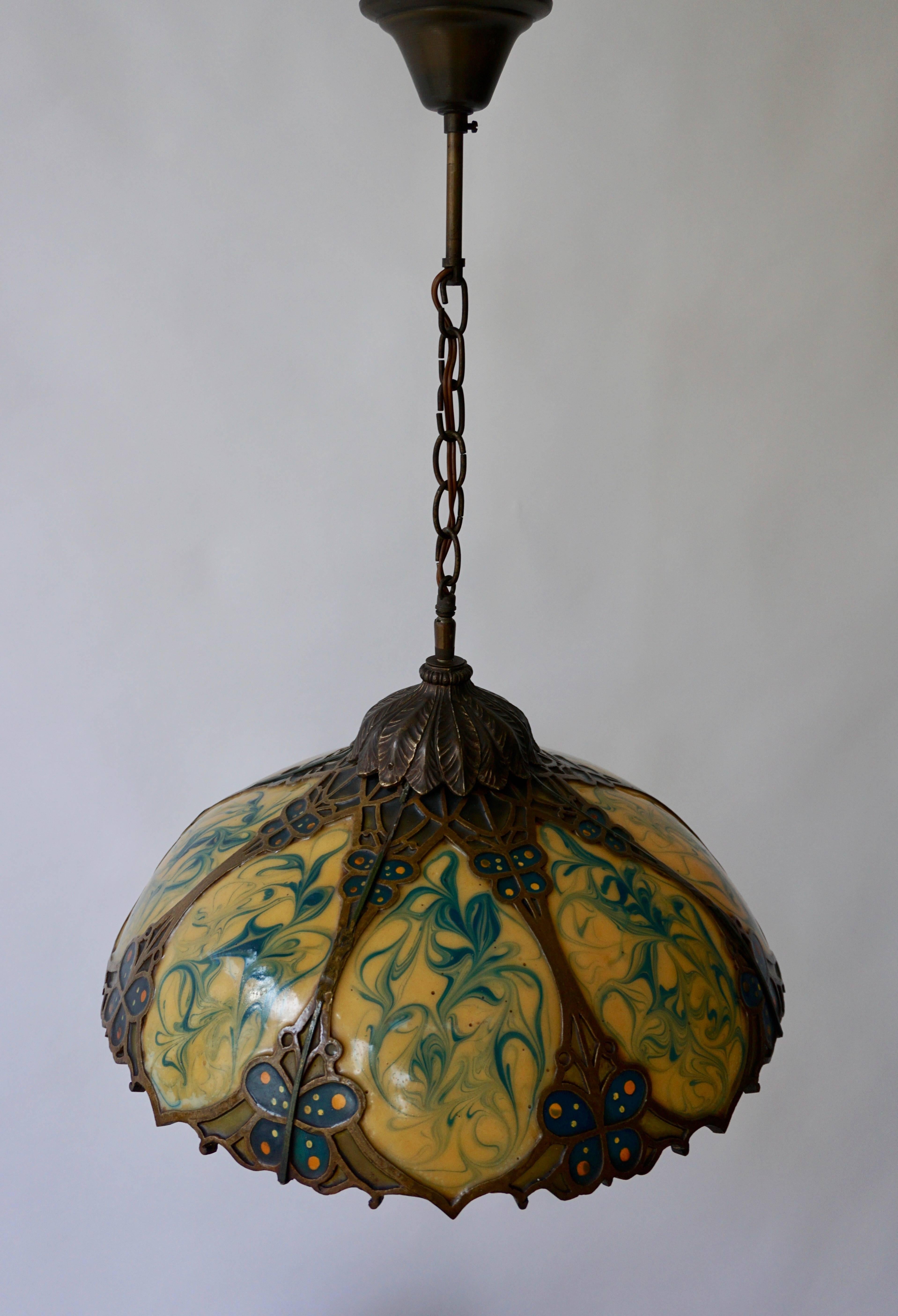 20th Century Midcentury Ceiling Light or Chandelier For Sale