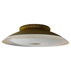 Mid Century Ceiling Mount Fixture by Lightolier after  P. Tynell /  G. Thurston