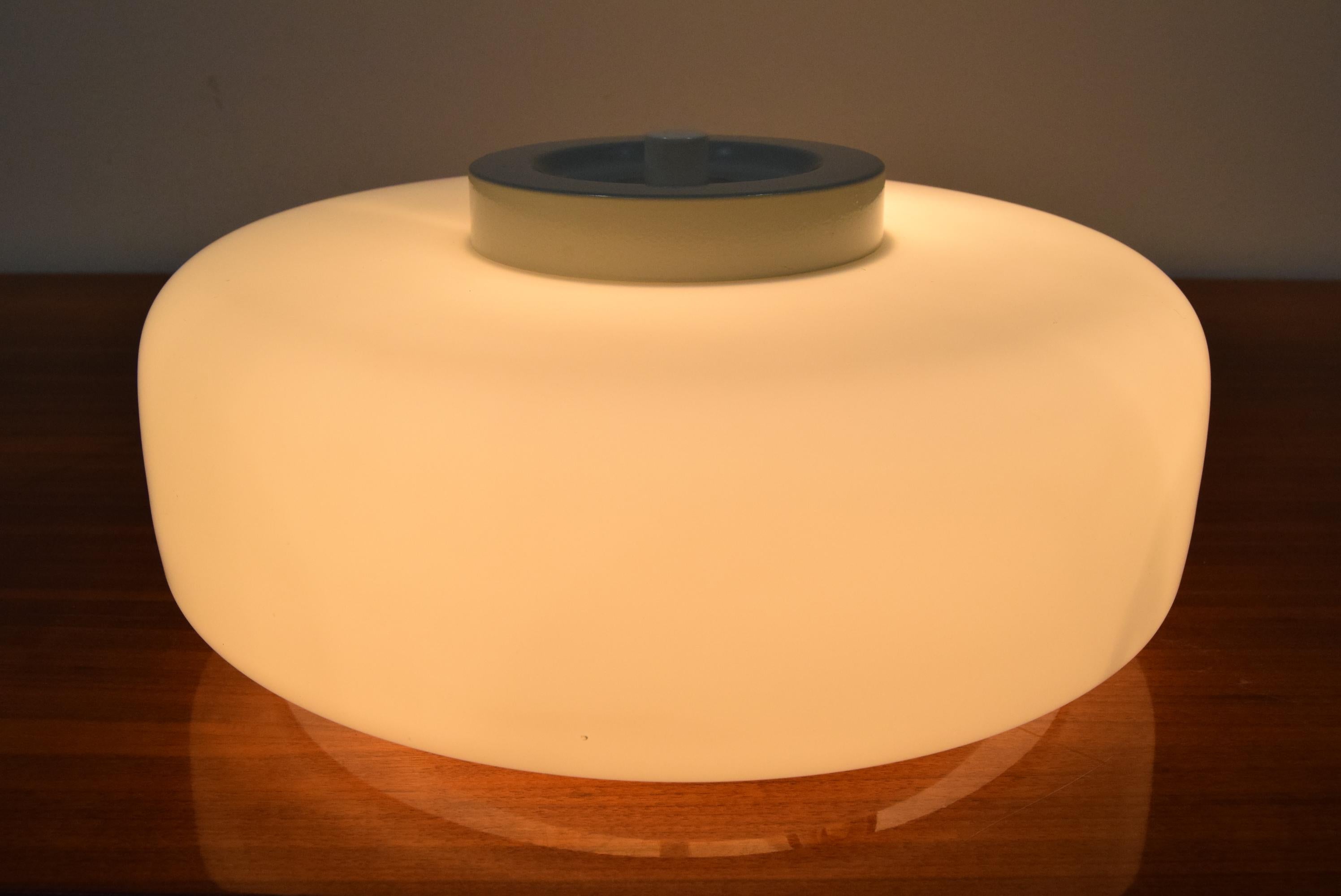 Czech Mid-Century Ceiling or Wall Light Designed Josef Hurka for Napako, 1970's For Sale
