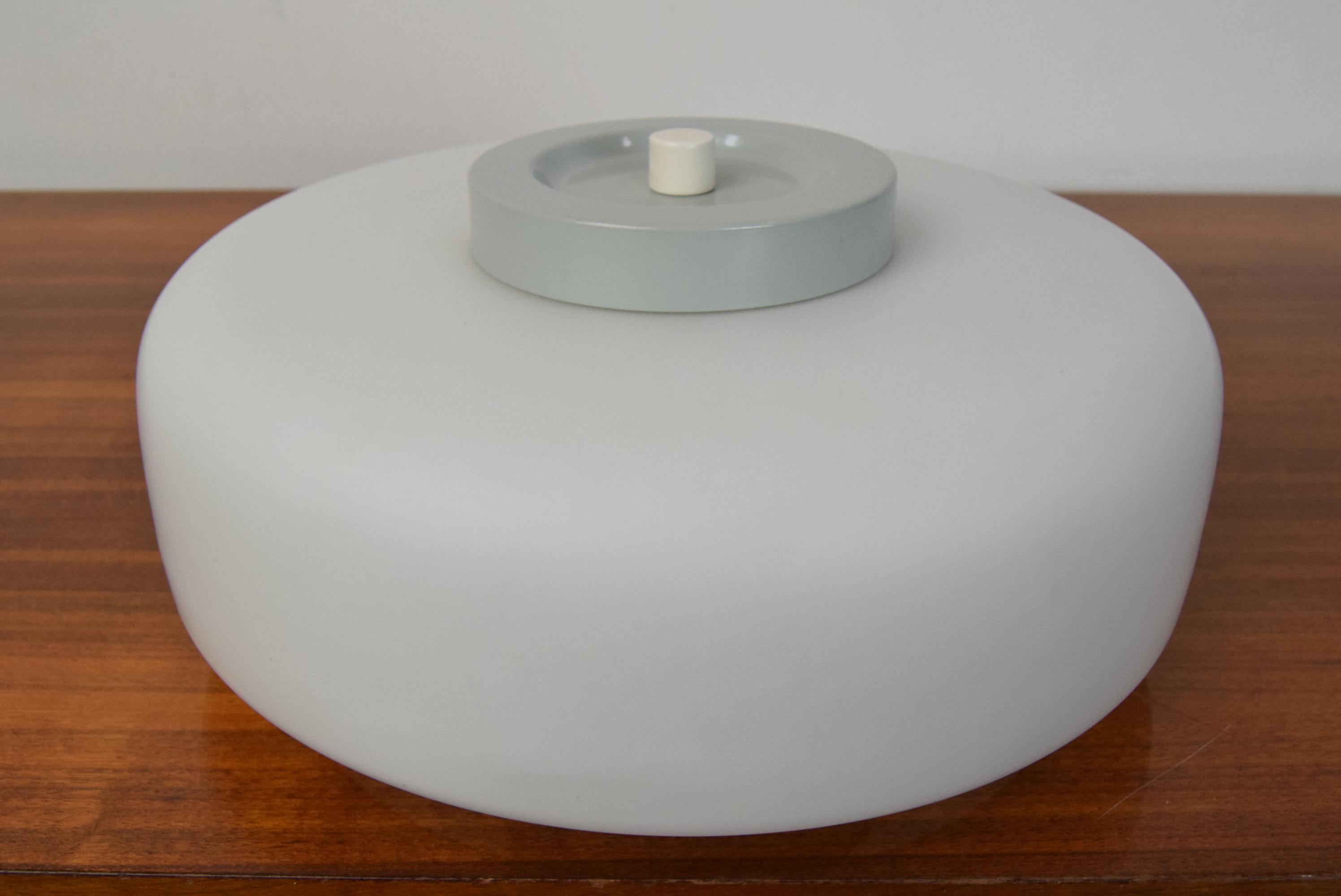 Mid-Century Ceiling or Wall Light Designed Josef Hurka for Napako, 1970's For Sale 1