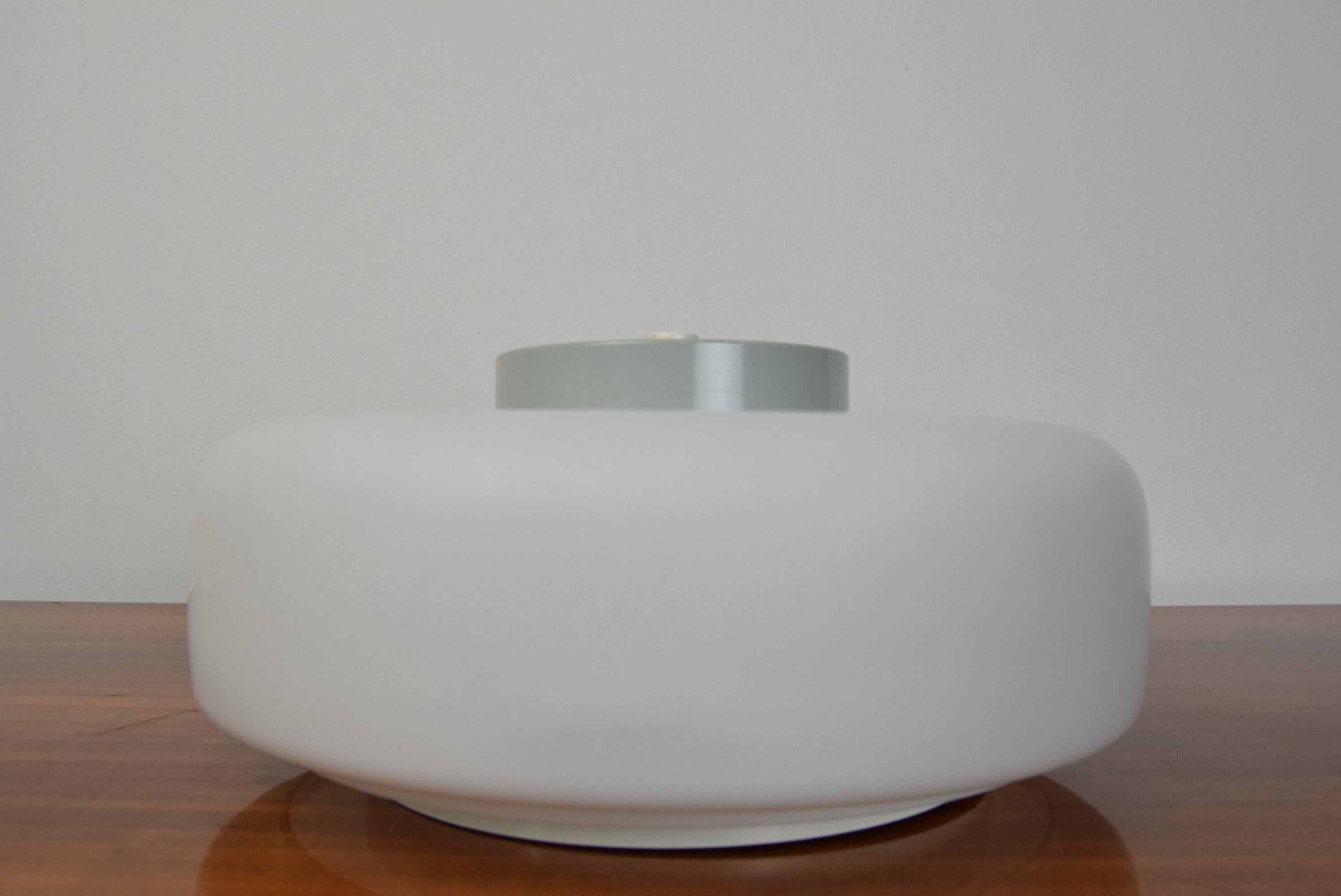 Mid-Century Ceiling or Wall Light Designed Josef Hurka for Napako, 1970's For Sale 2
