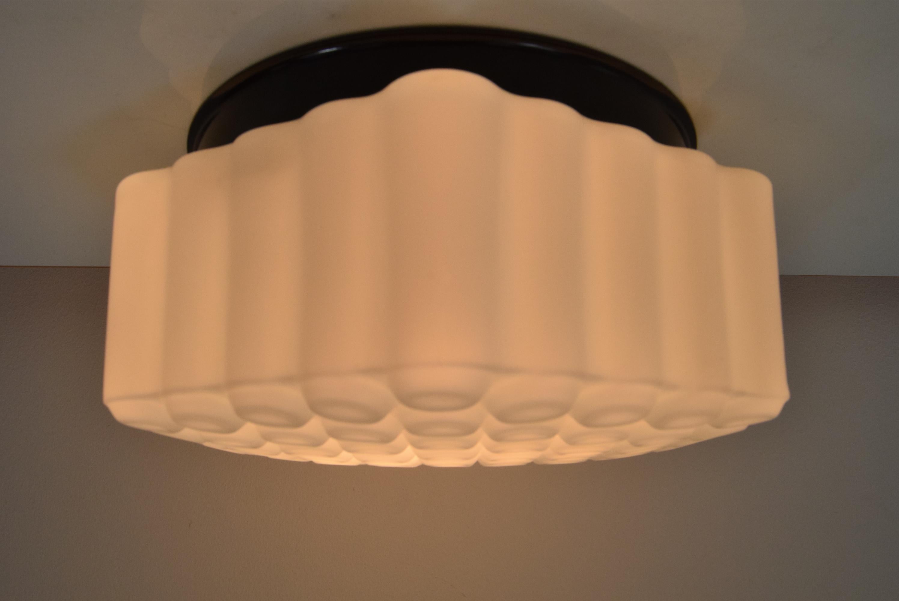 Czech Mid-Century Ceiling or Wall Light, 1970's For Sale