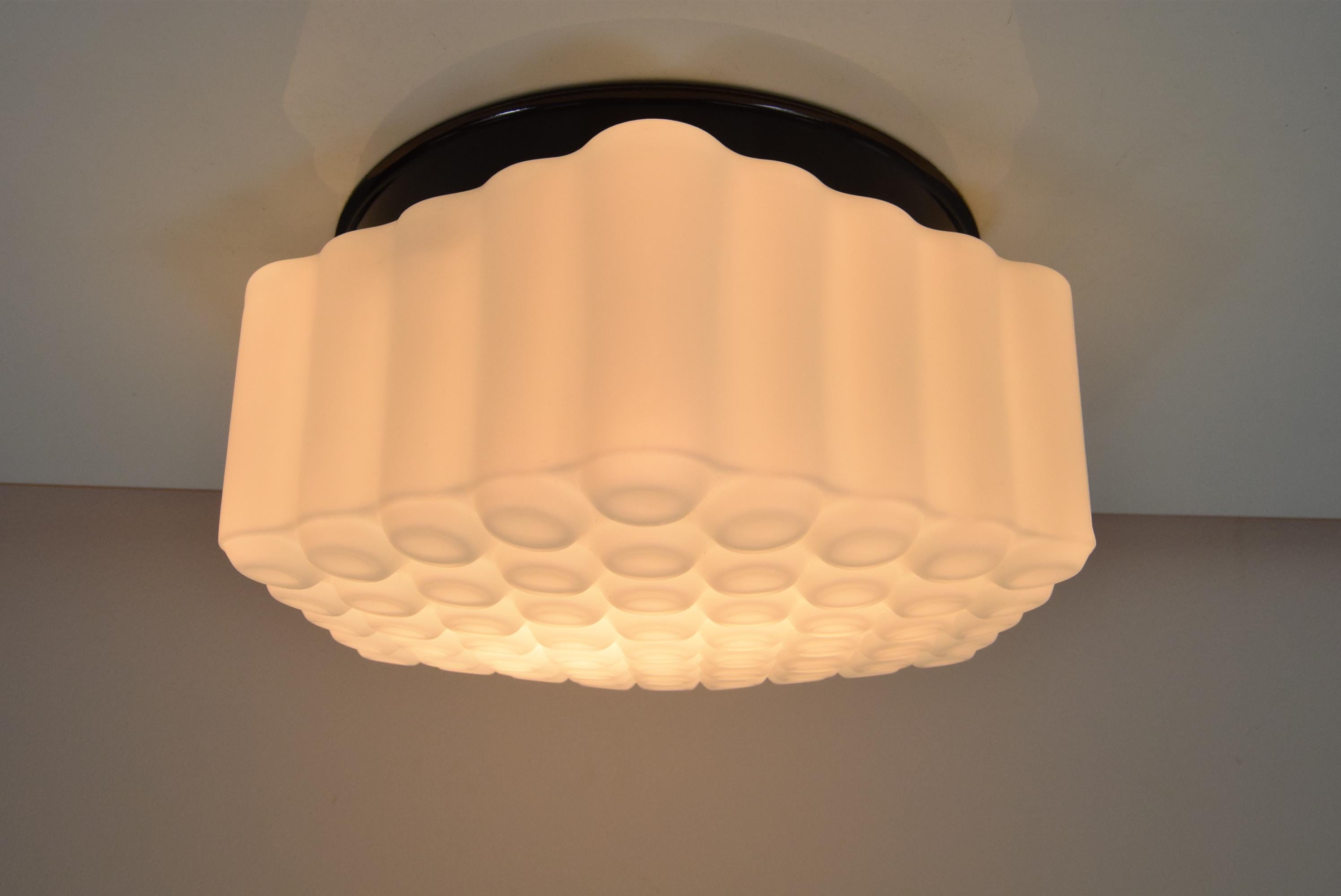 Mid-Century Ceiling or Wall Light, 1970's In Good Condition For Sale In Praha, CZ
