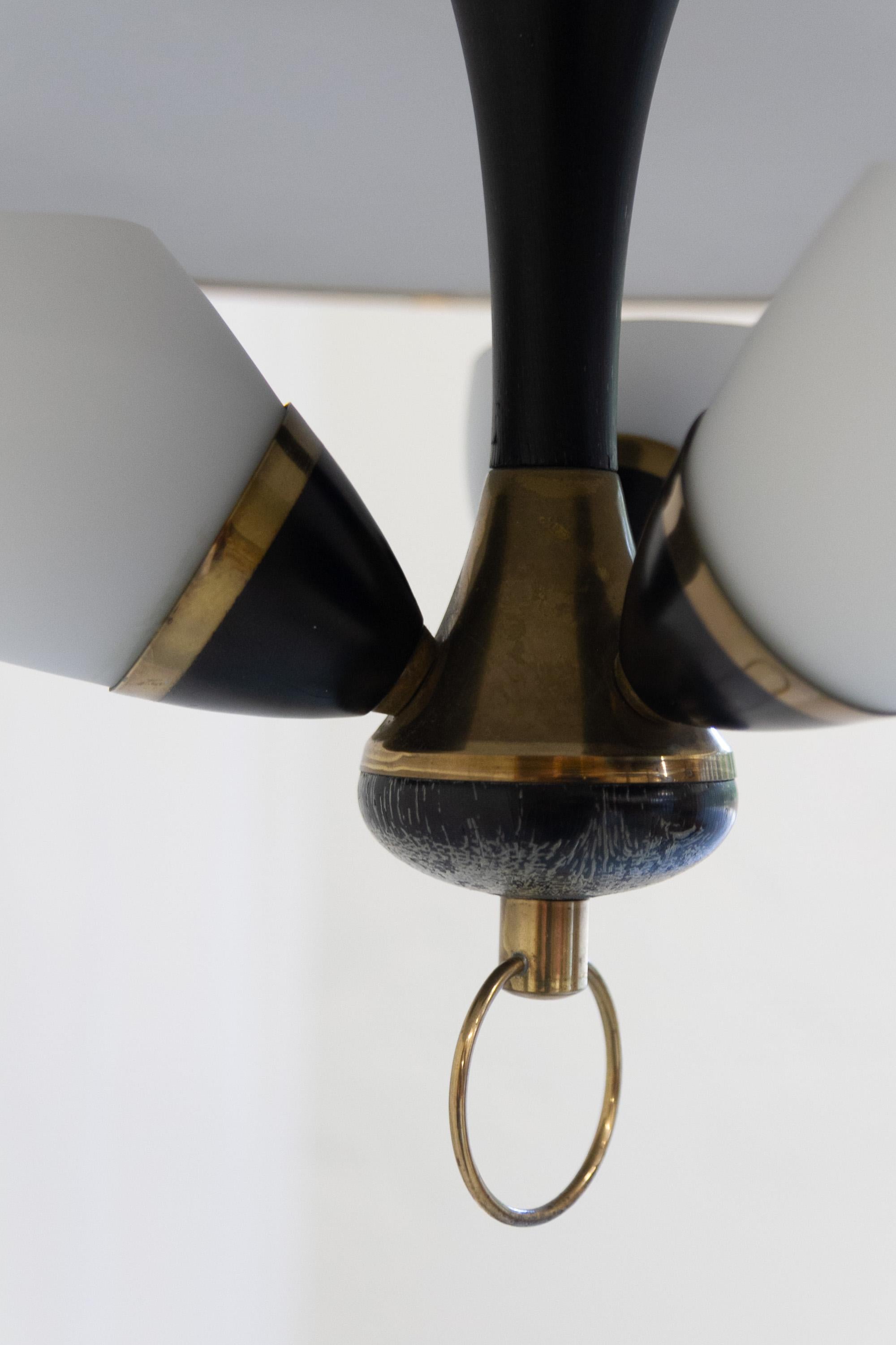 Ciondolo da soffitto di metà secolo di T. Røste & Co, Norvegia. 1950s. in vendita 3