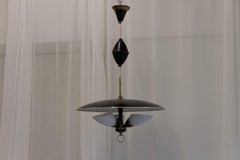 Mid-Century Ceiling Pendant by T. Røste & Co, Norway. 1950s.