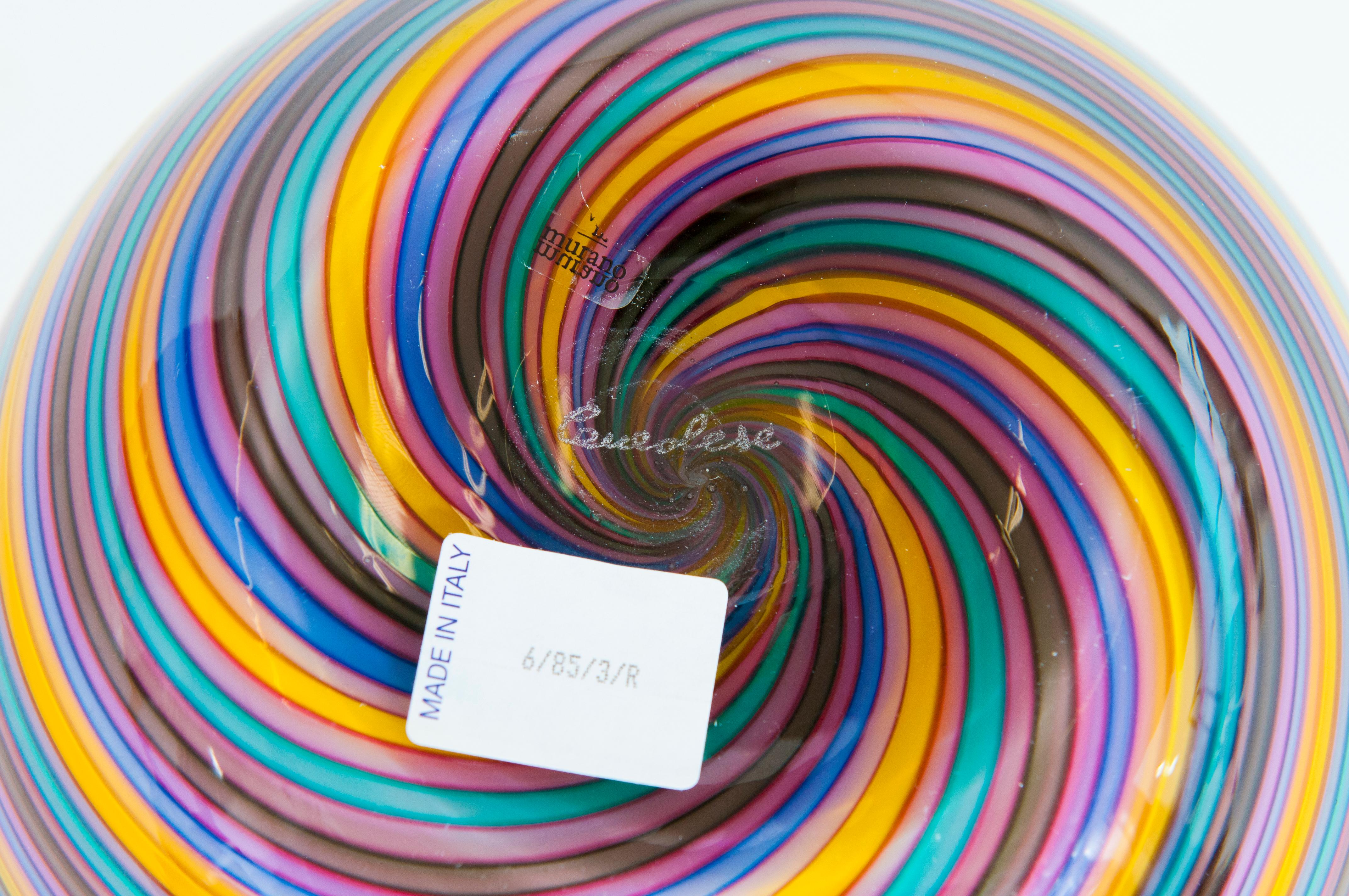 Ciotola in vetro di Murano di metà secolo 1960 in vendita 6