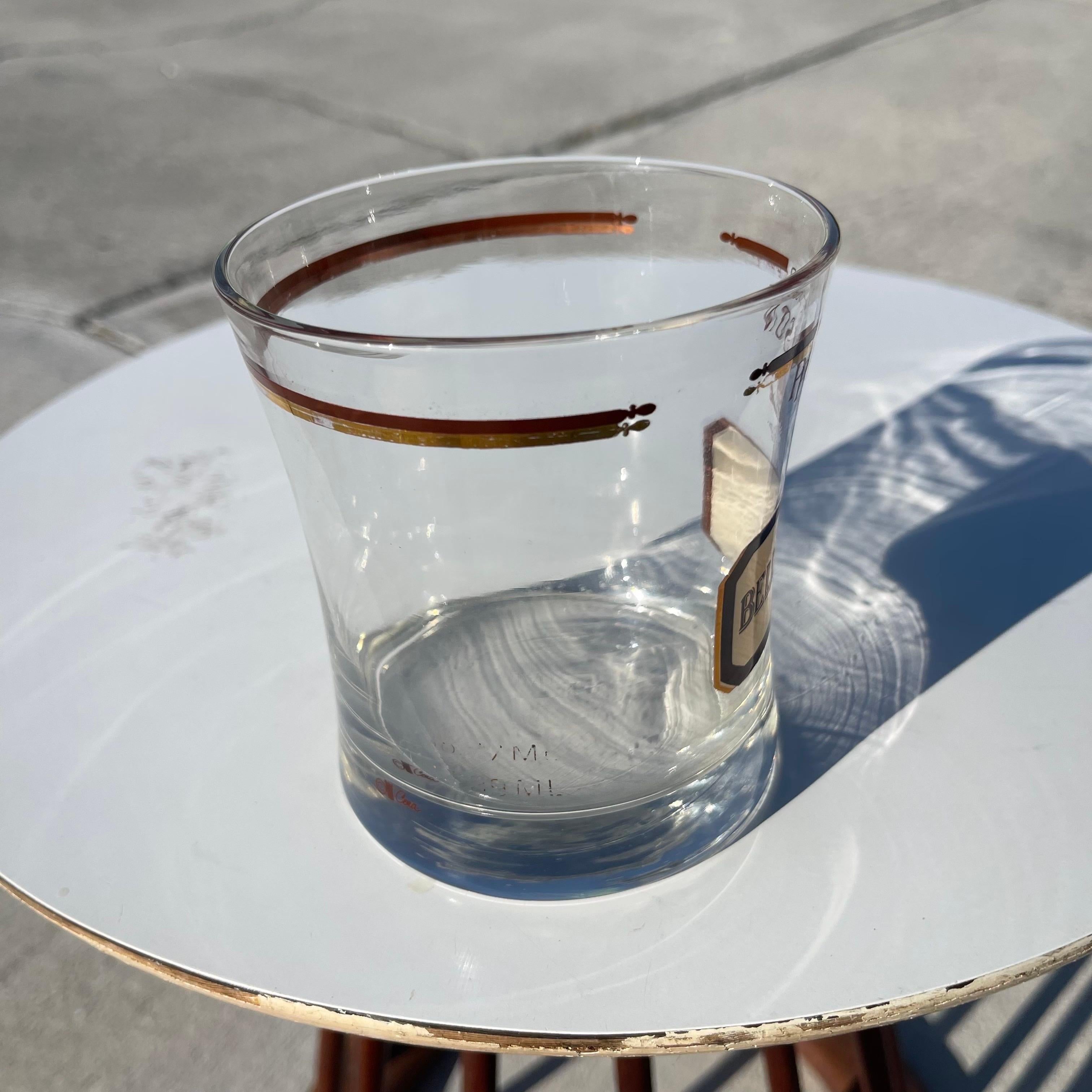 Mid-Century Cera “Name Your Poison” Tumbler Drinks Glasses, Set of 6 2