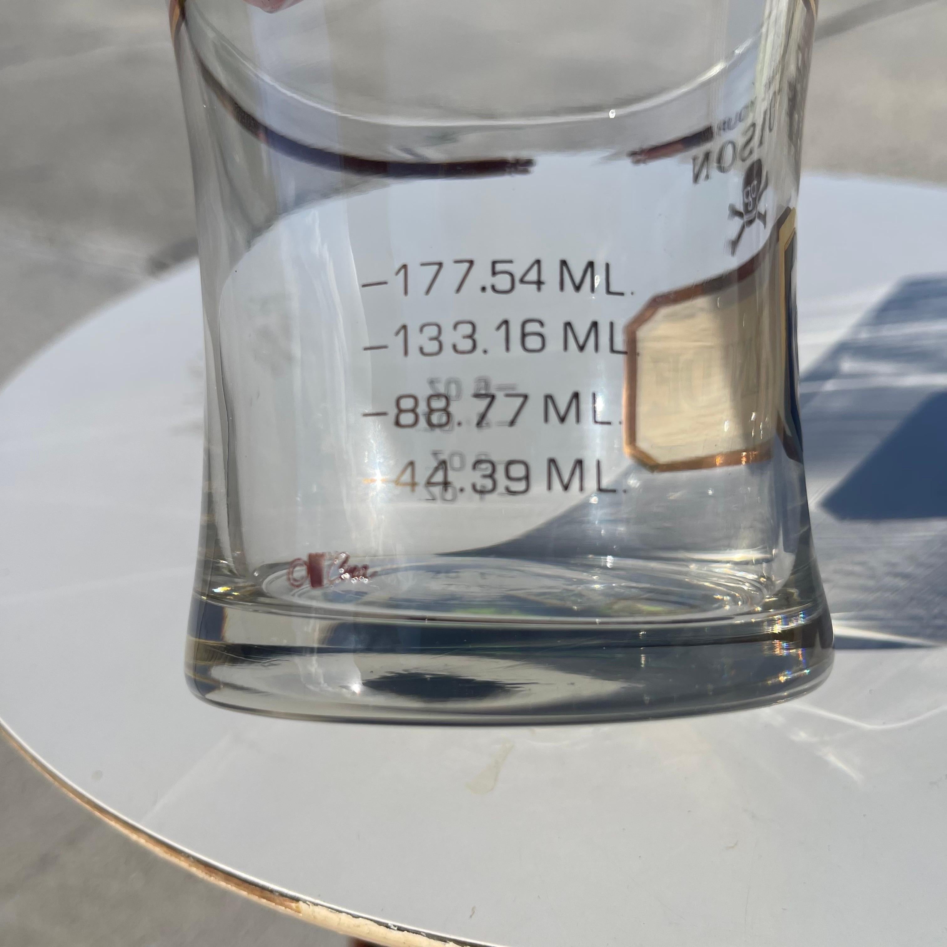 Mid-Century Cera “Name Your Poison” Tumbler Drinks Glasses, Set of 6 10