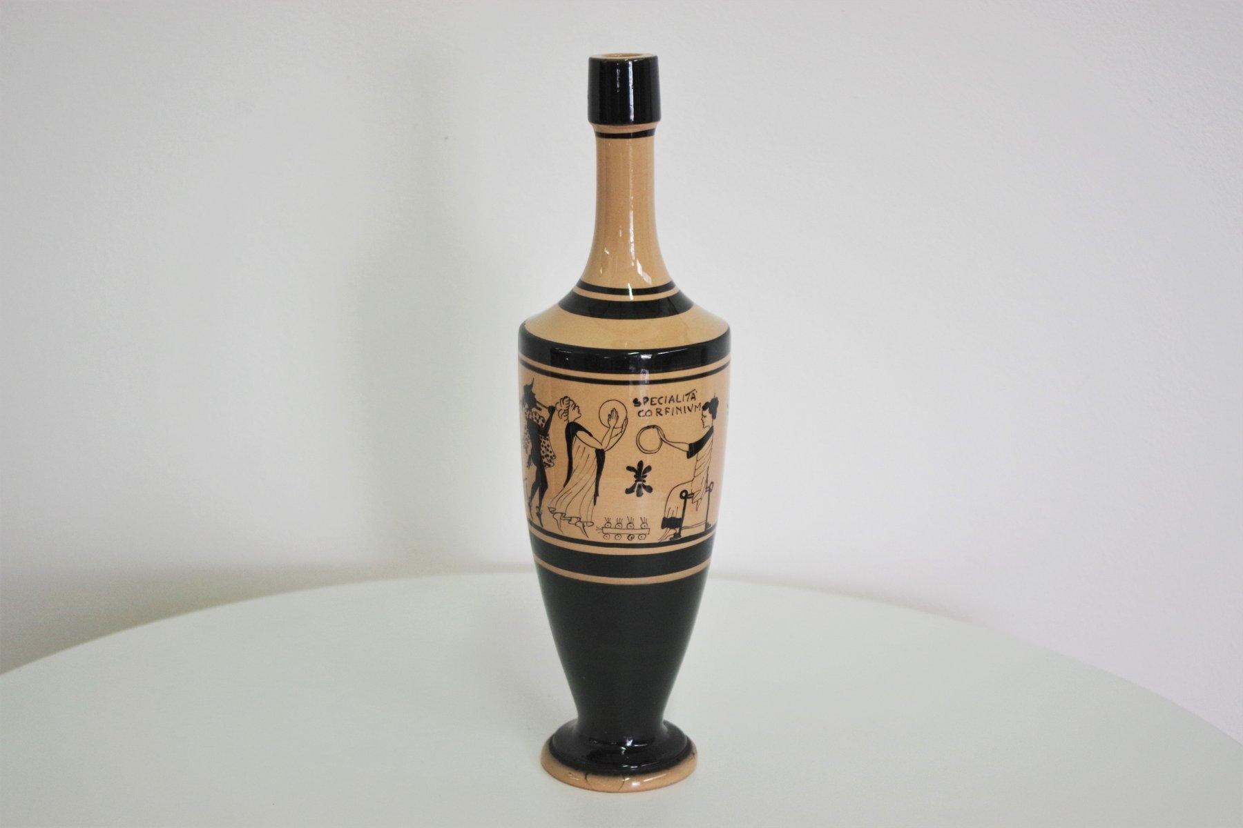 Mid-Century Ceramic Amphora by Giulio Barattucci, 1960s - Iconic Italian Artistr For Sale 6