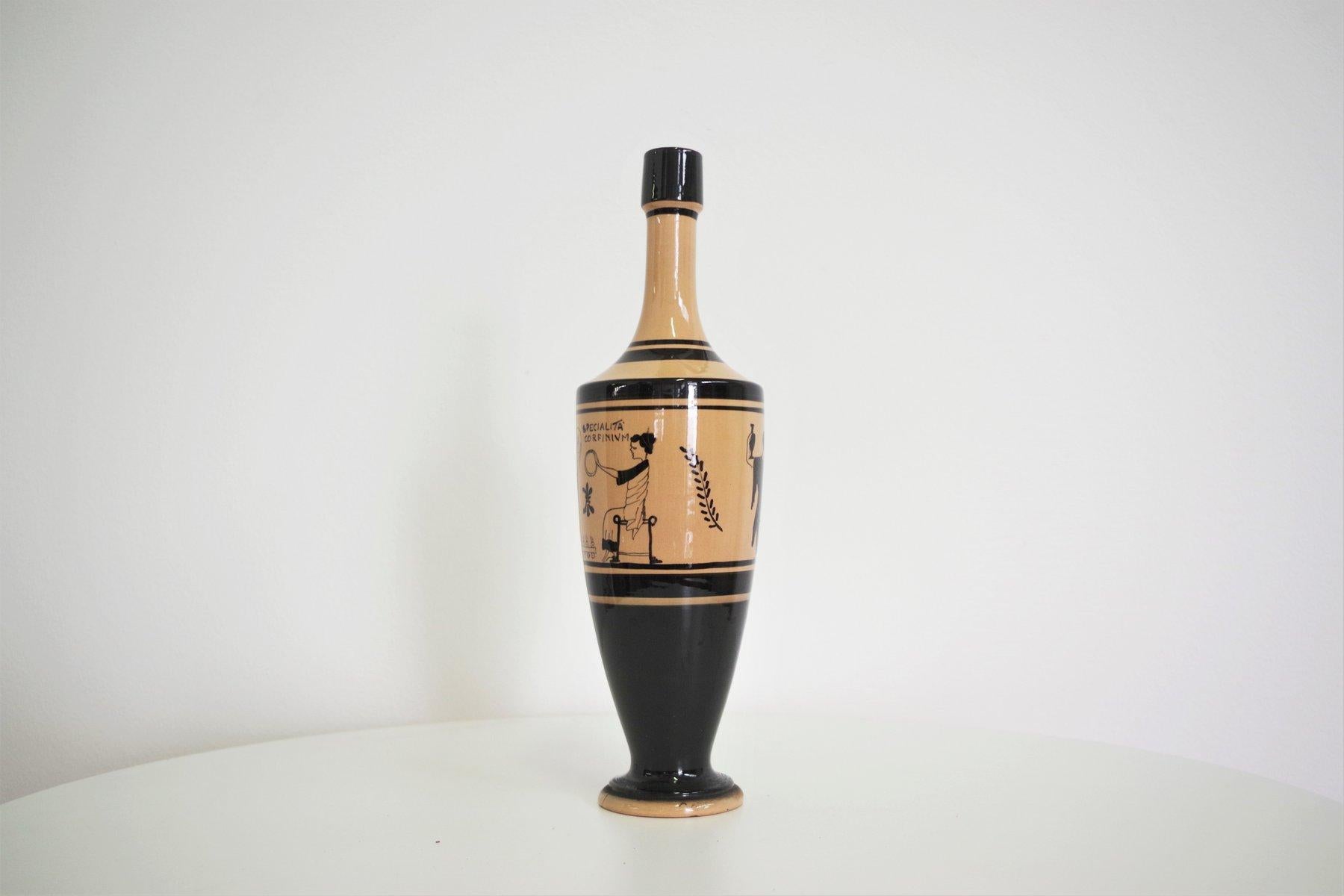 Mid-Century Ceramic Amphora by Giulio Barattucci, 1960s - Iconic Italian Artistr For Sale 7