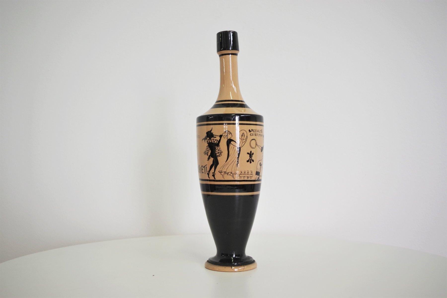 Mid-20th Century Mid-Century Ceramic Amphora by Giulio Barattucci, 1960s - Iconic Italian Artistr For Sale