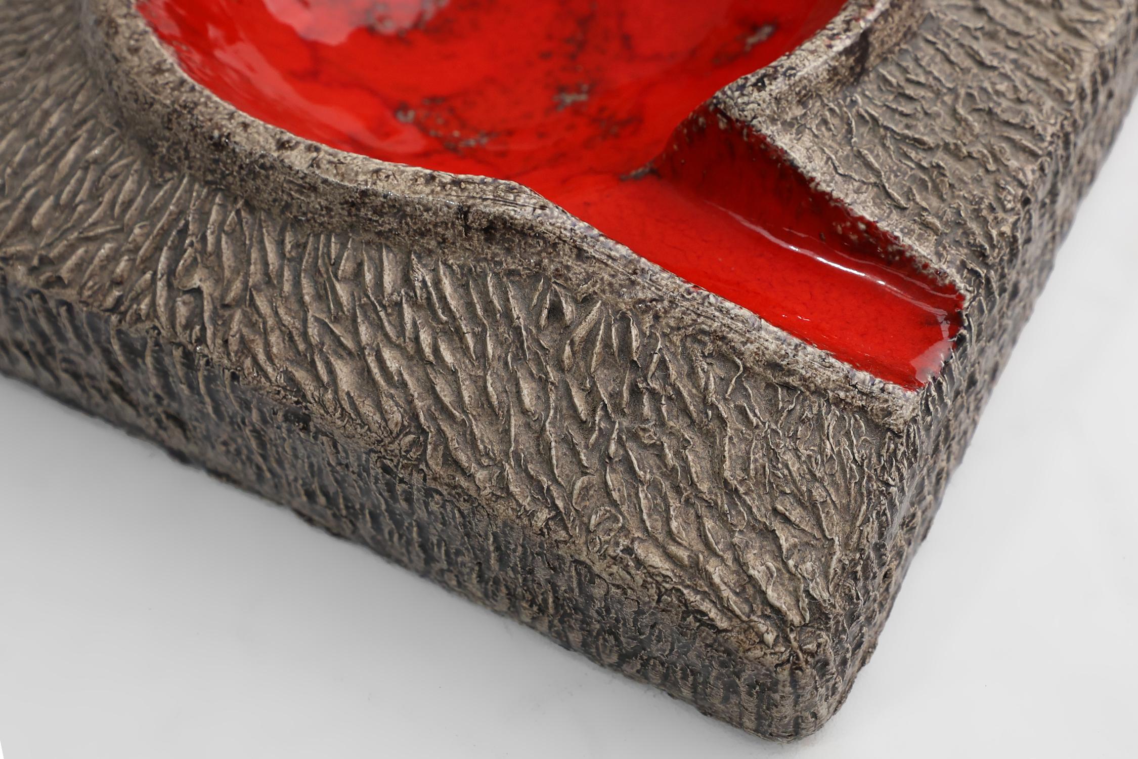 Cendrier en céramique du milieu du siècle par Jan van Erpe, Pays-Bas 1970 en vente 1