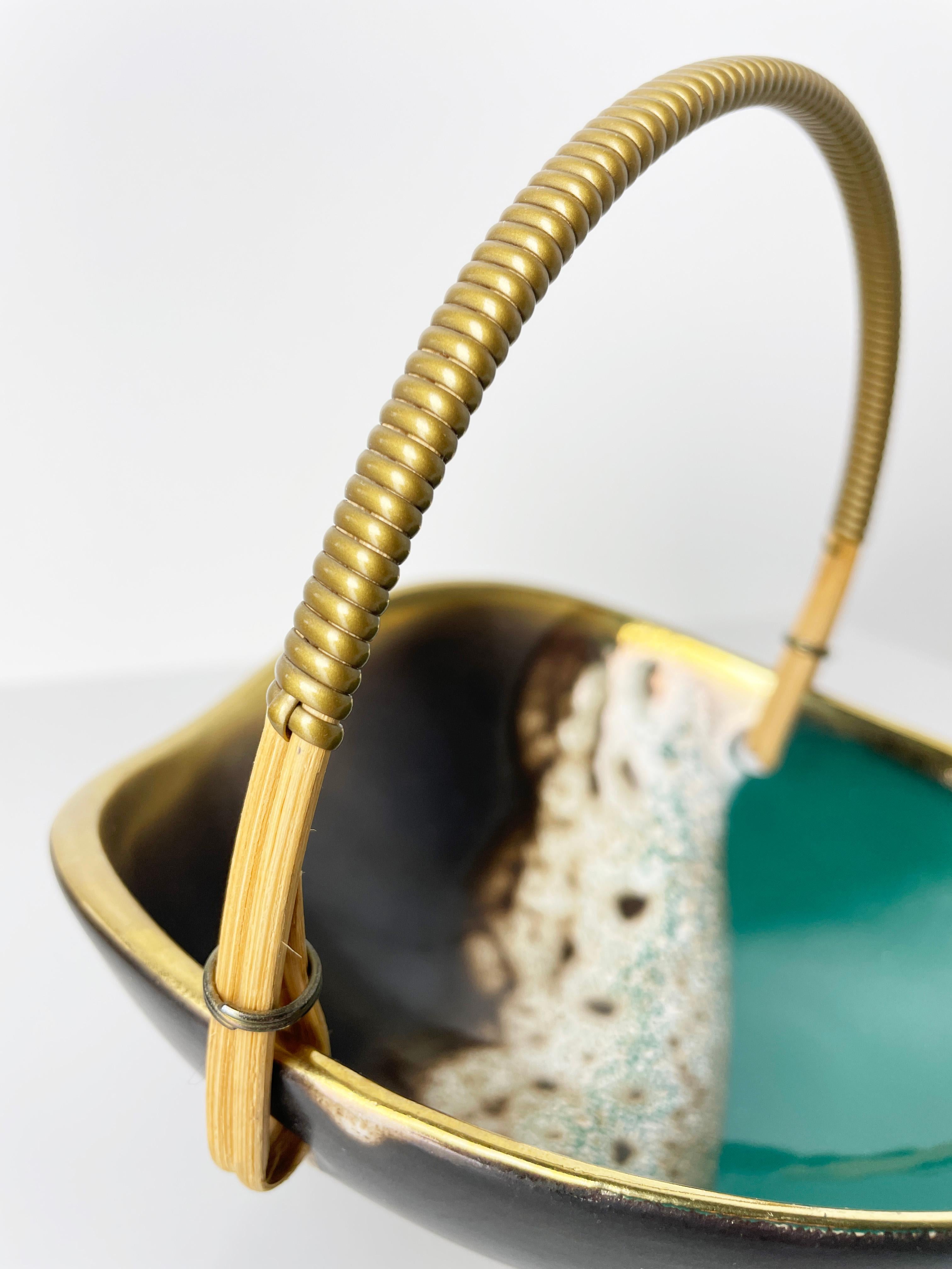 Cendrier et boîte d'allumettes en céramique du milieu du siècle en vente 5