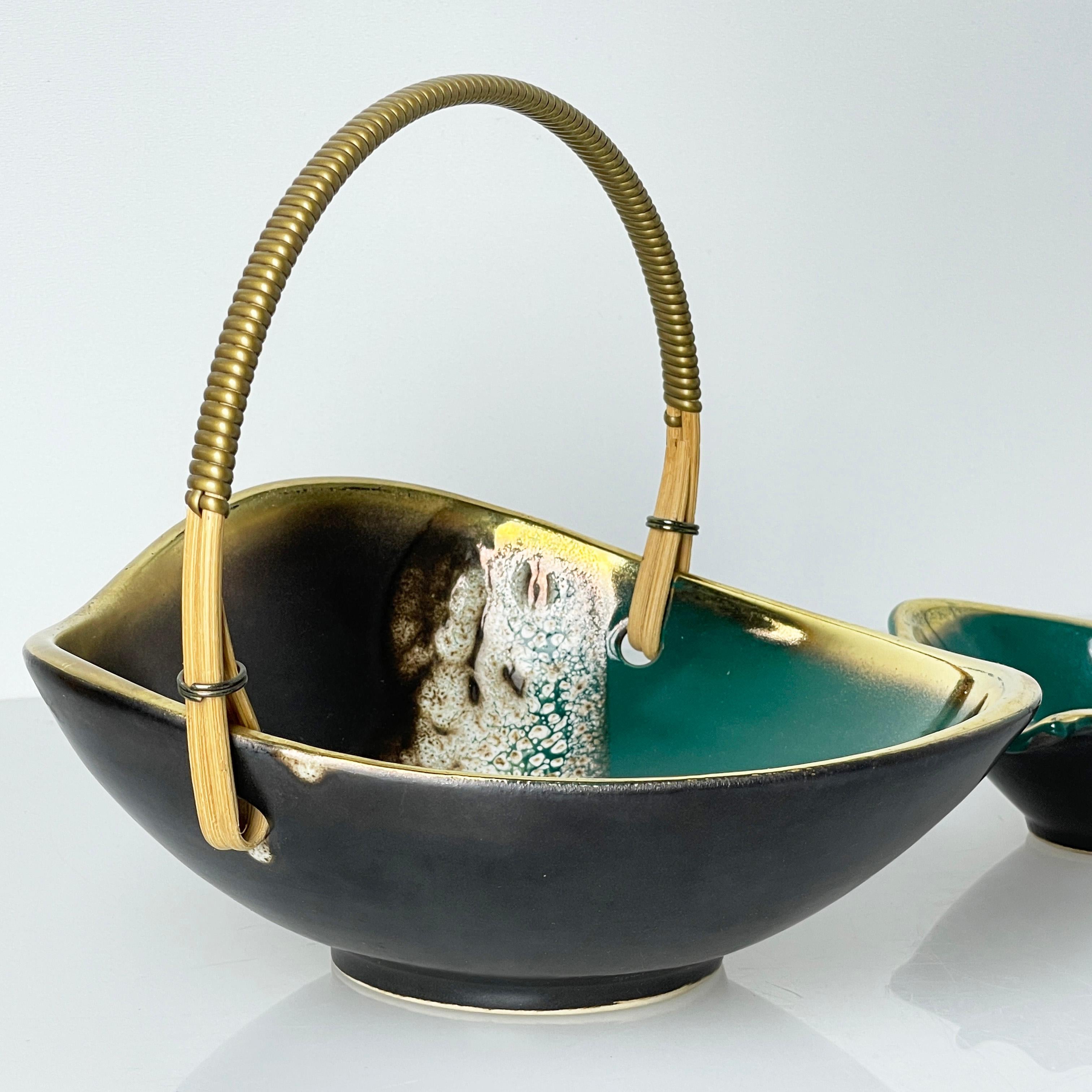 Cendrier et boîte d'allumettes en céramique du milieu du siècle en vente 6