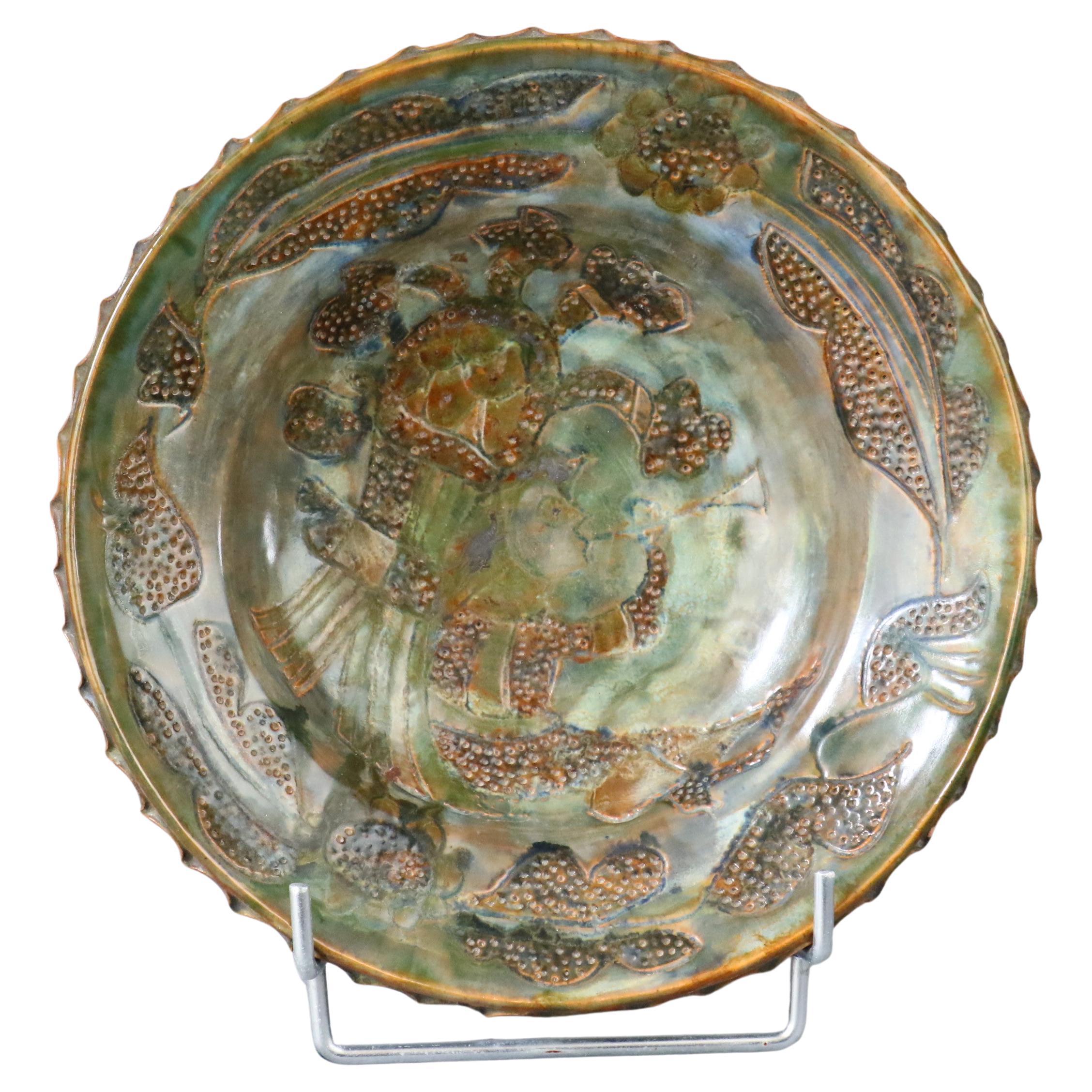 Bol en céramique du milieu du siècle par Françoise Chedeville, époque 1960 Picault Capron en vente