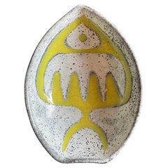 Ciotola in ceramica di metà secolo "Piece Unique" di Andre Freymond, Svizzera, anni '50