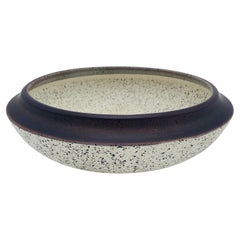 Mid Century Ceramic Bowl Studio Pottery Signed Heath 1940s