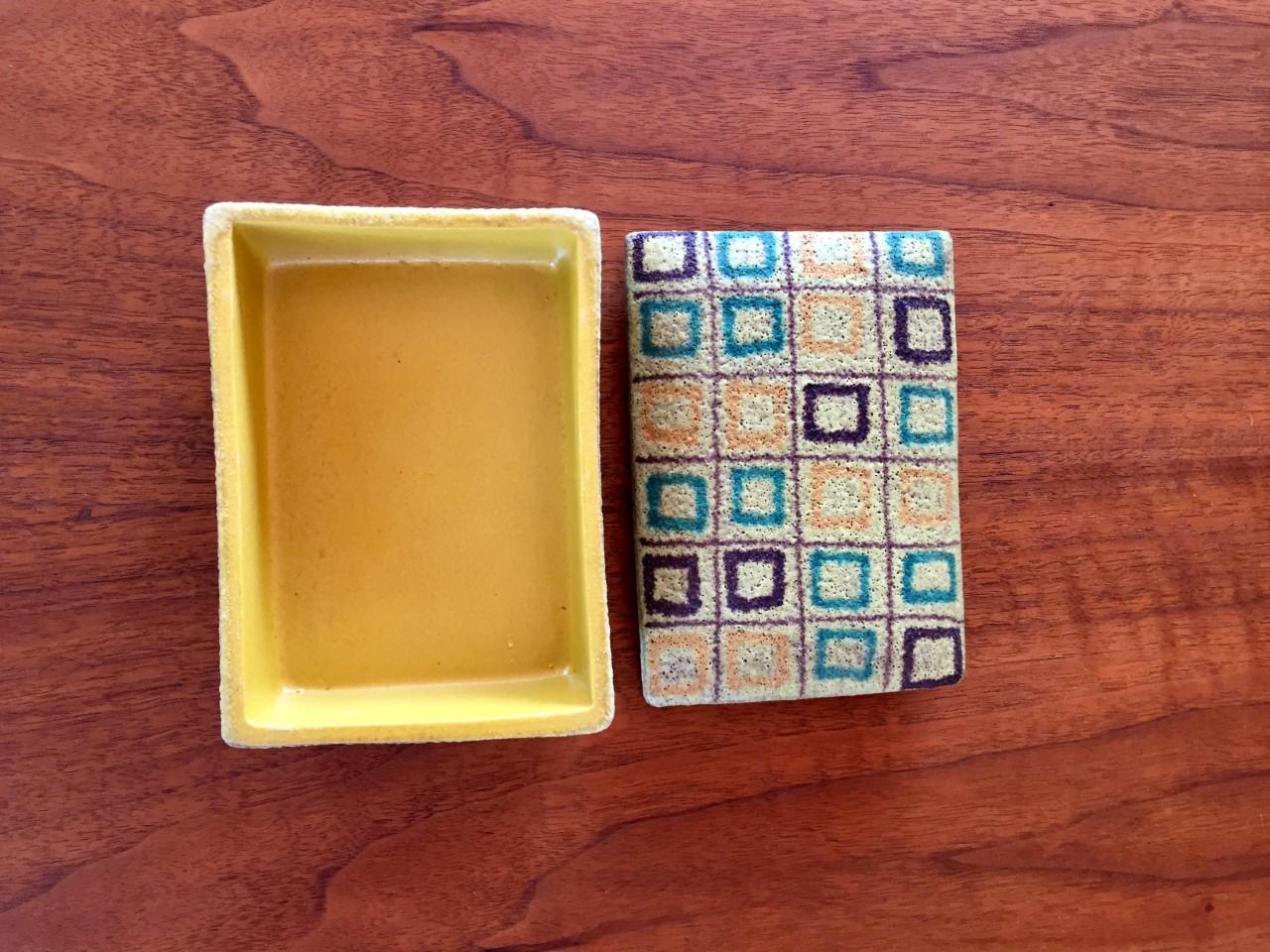 Hand-Crafted Midcentury Ceramic Box by Raymor