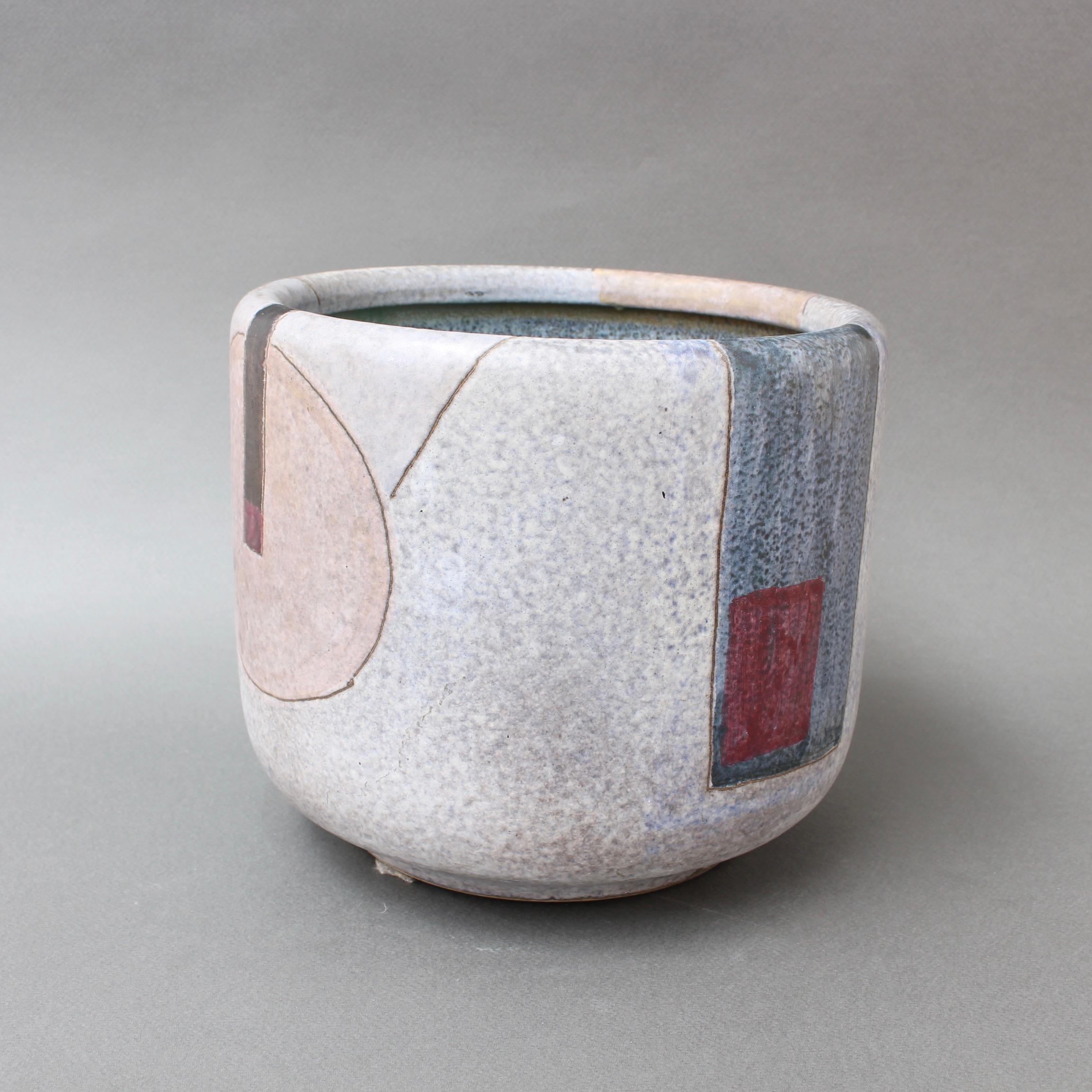 Cache-pot en céramique du milieu du siècle dernier de Giovanni Toccafondo, vers 1970 en vente 1