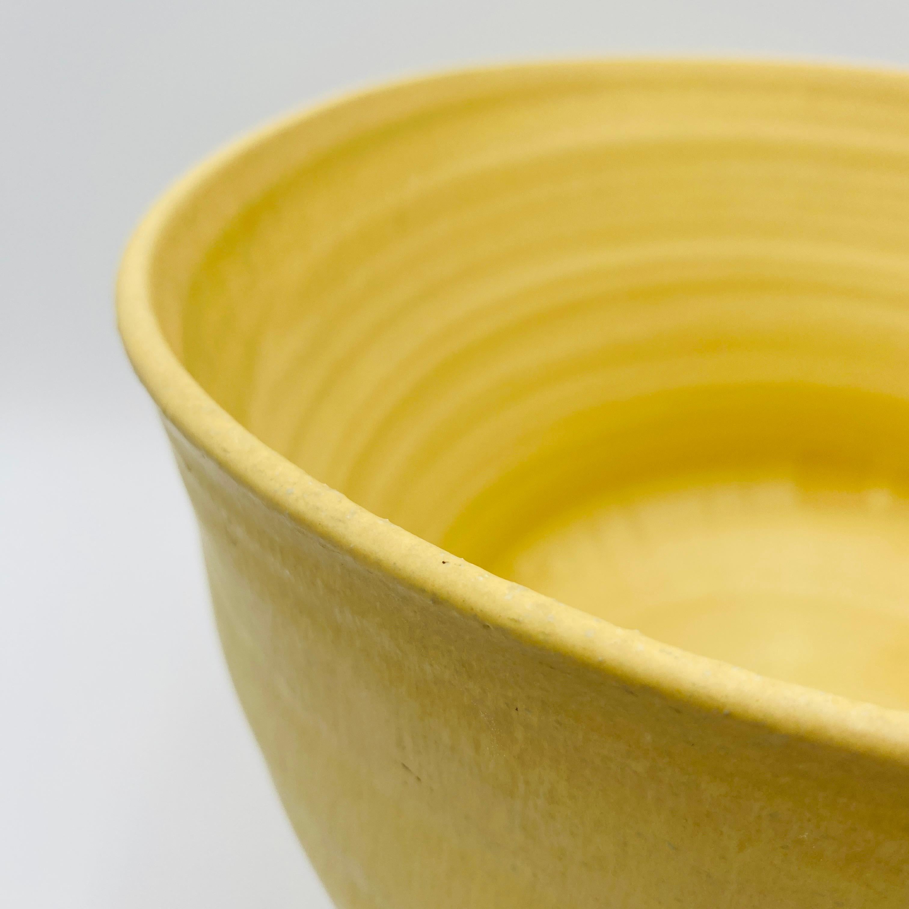 Mid Century Ceramic California Studio Pottery Planter Vase Signed For Sale 3