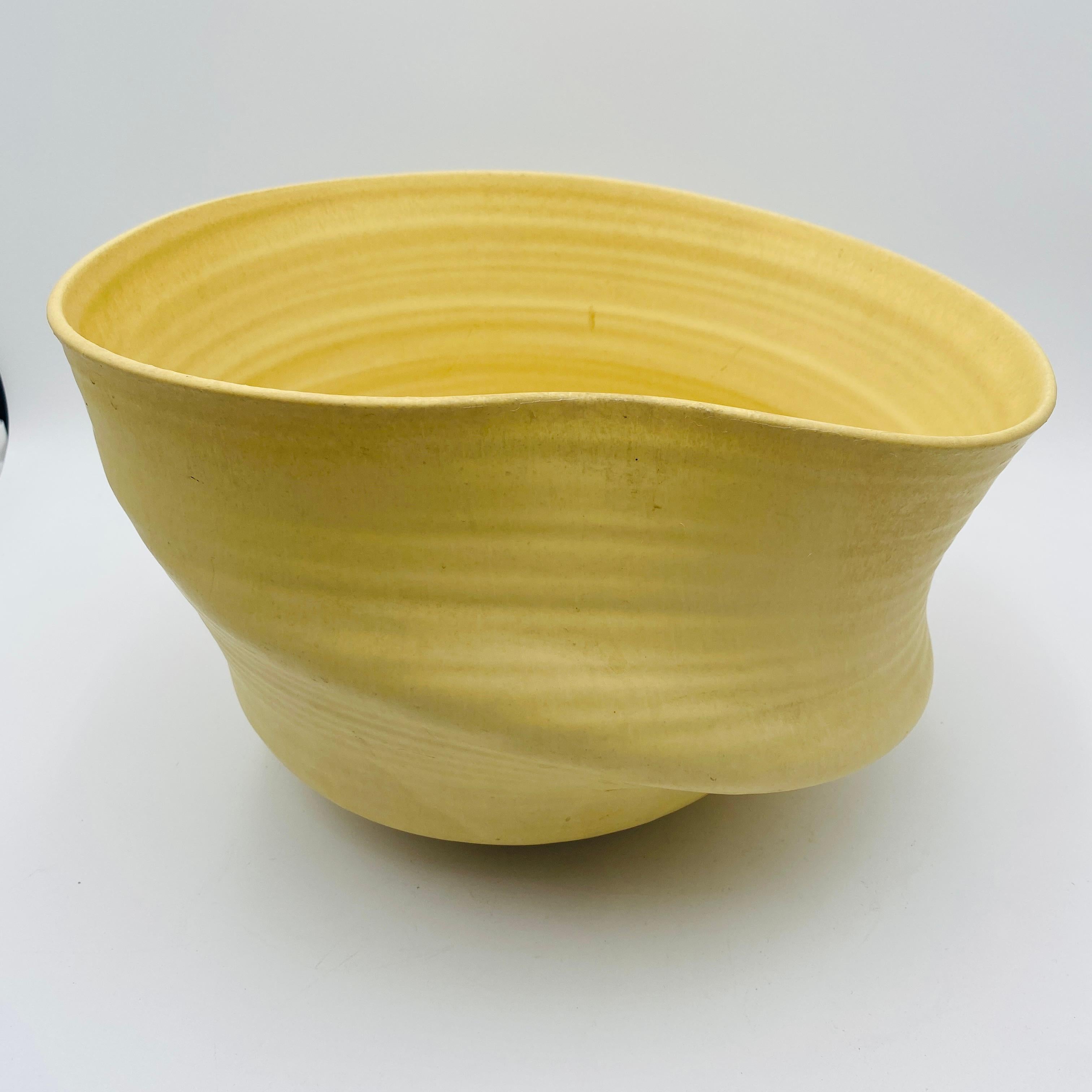 Glazed Mid Century Ceramic California Studio Pottery Planter Vase Signed For Sale