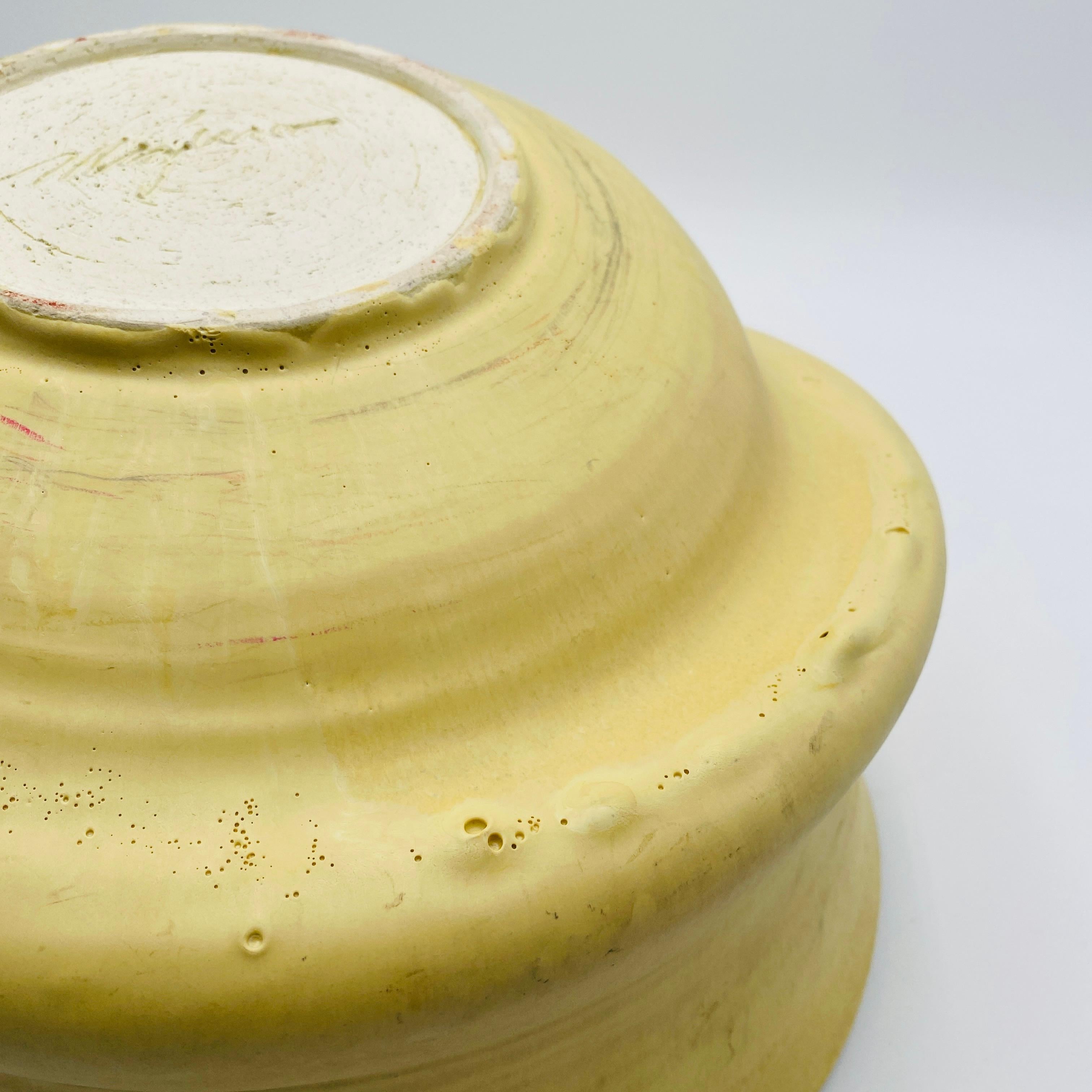 Mid Century Ceramic California Studio Pottery Planter Vase Signed For Sale 1