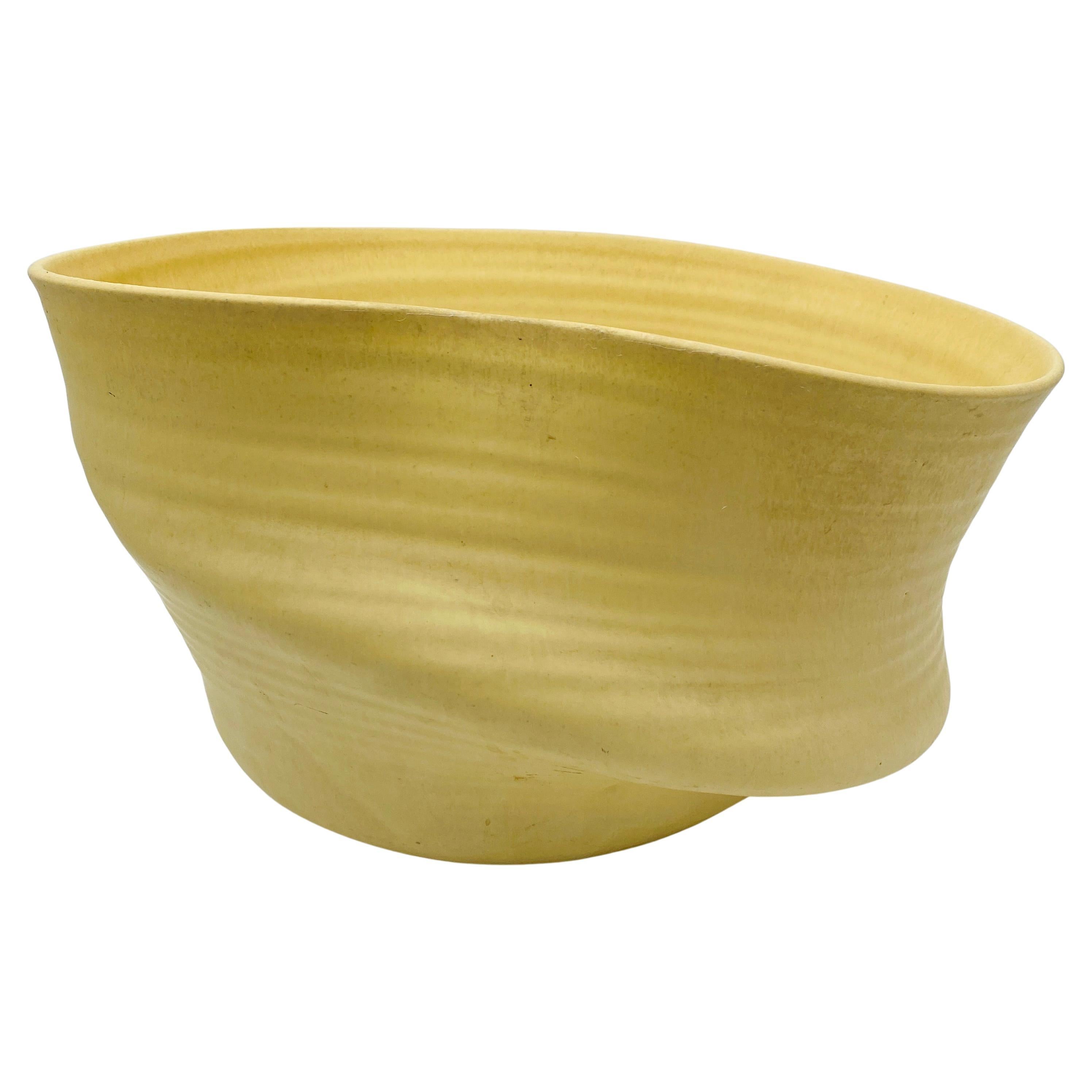 Mid Century Ceramic California Studio Pottery Planter Vase Signed For Sale