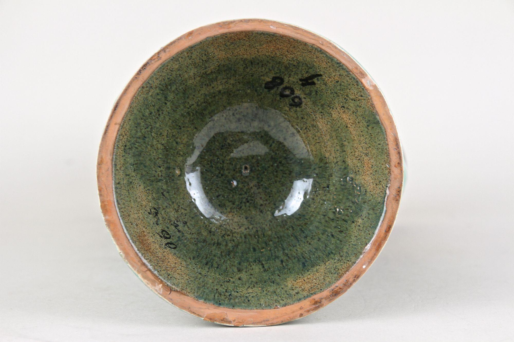 Mid Century Ceramic Candle Holder, Marked - Austria ca. 1950 For Sale 8