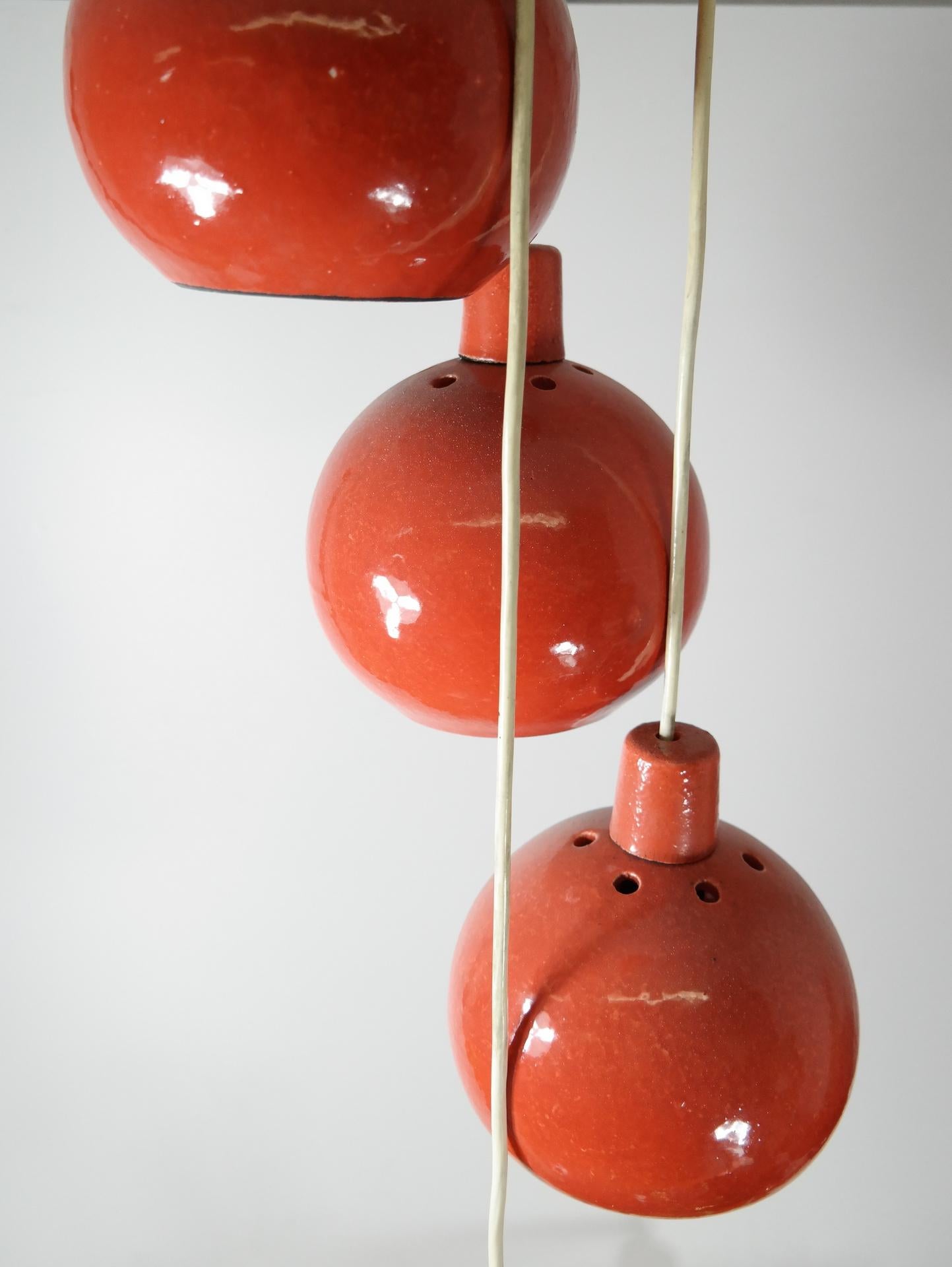 Mid-Century Modern Midcentury Ceramic Ceiling Lamp For Sale