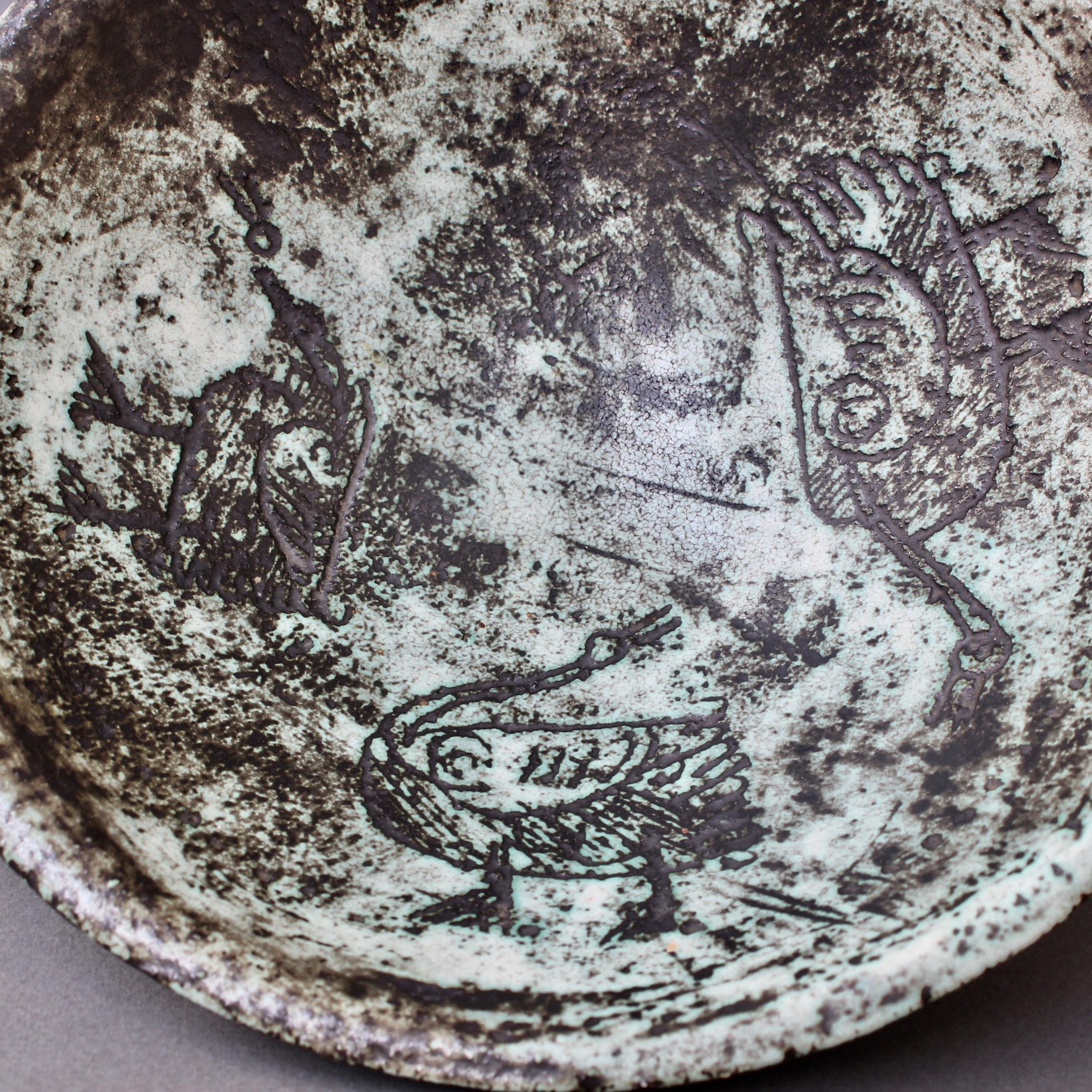 Midcentury Ceramic Decorative Bowl by Jacques Blin, circa 1950s 5