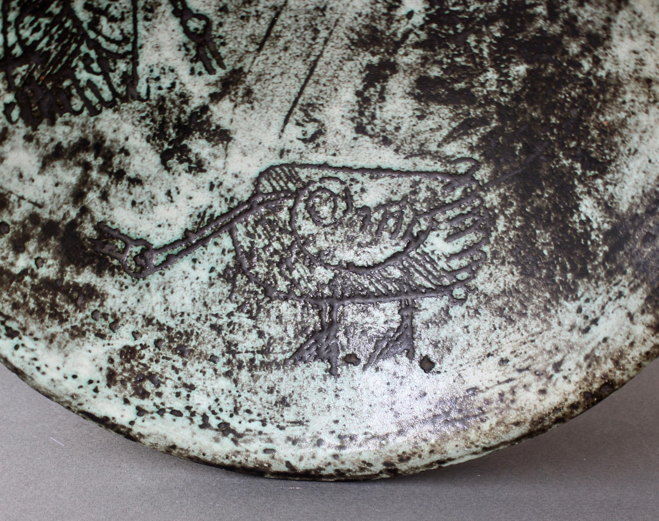 Midcentury Ceramic Decorative Bowl by Jacques Blin, circa 1950s 6