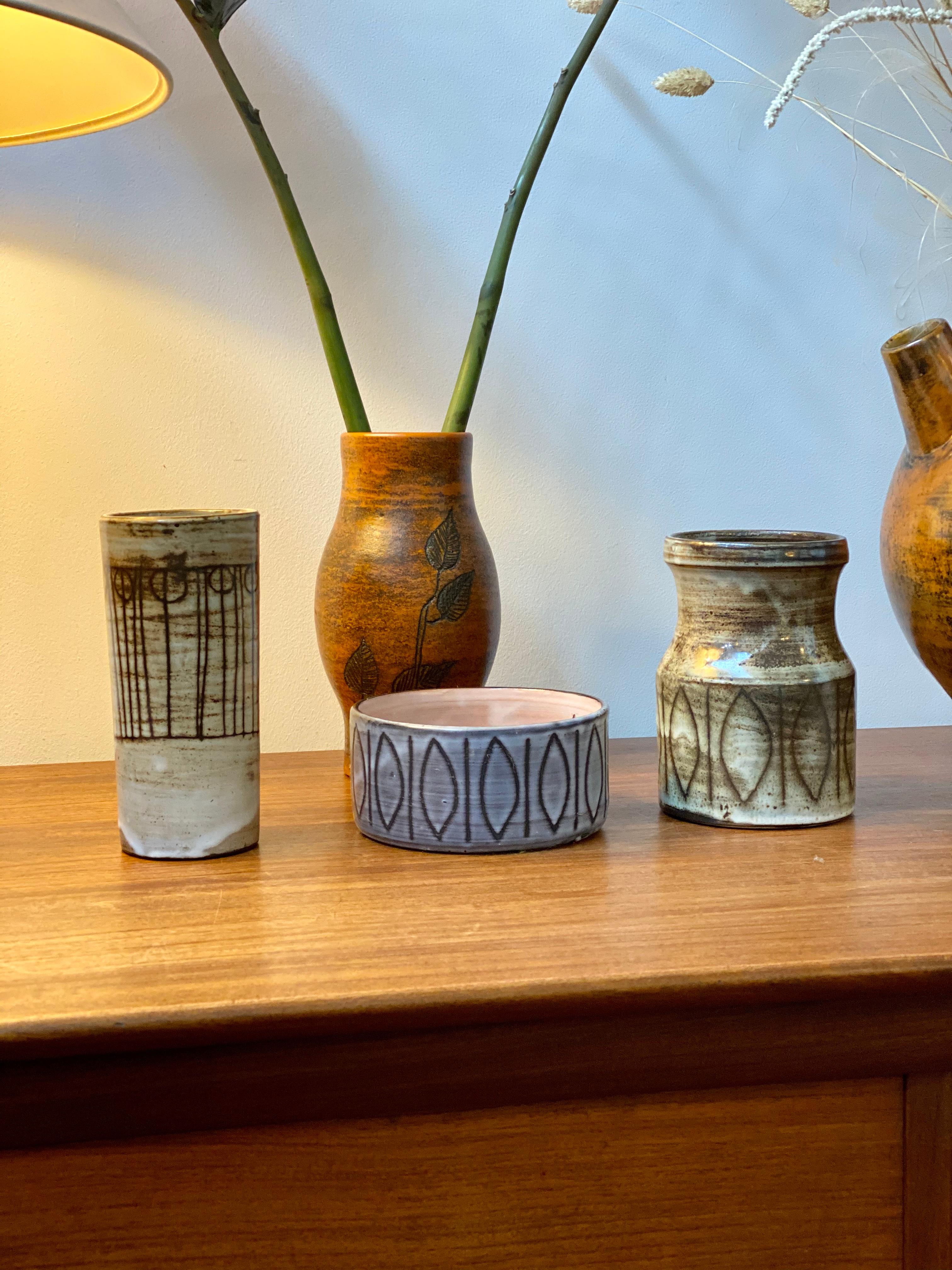Midcentury Ceramic Deep Dish by Jacques Pouchain, Atelier Dieulefit, circa 1960s 2