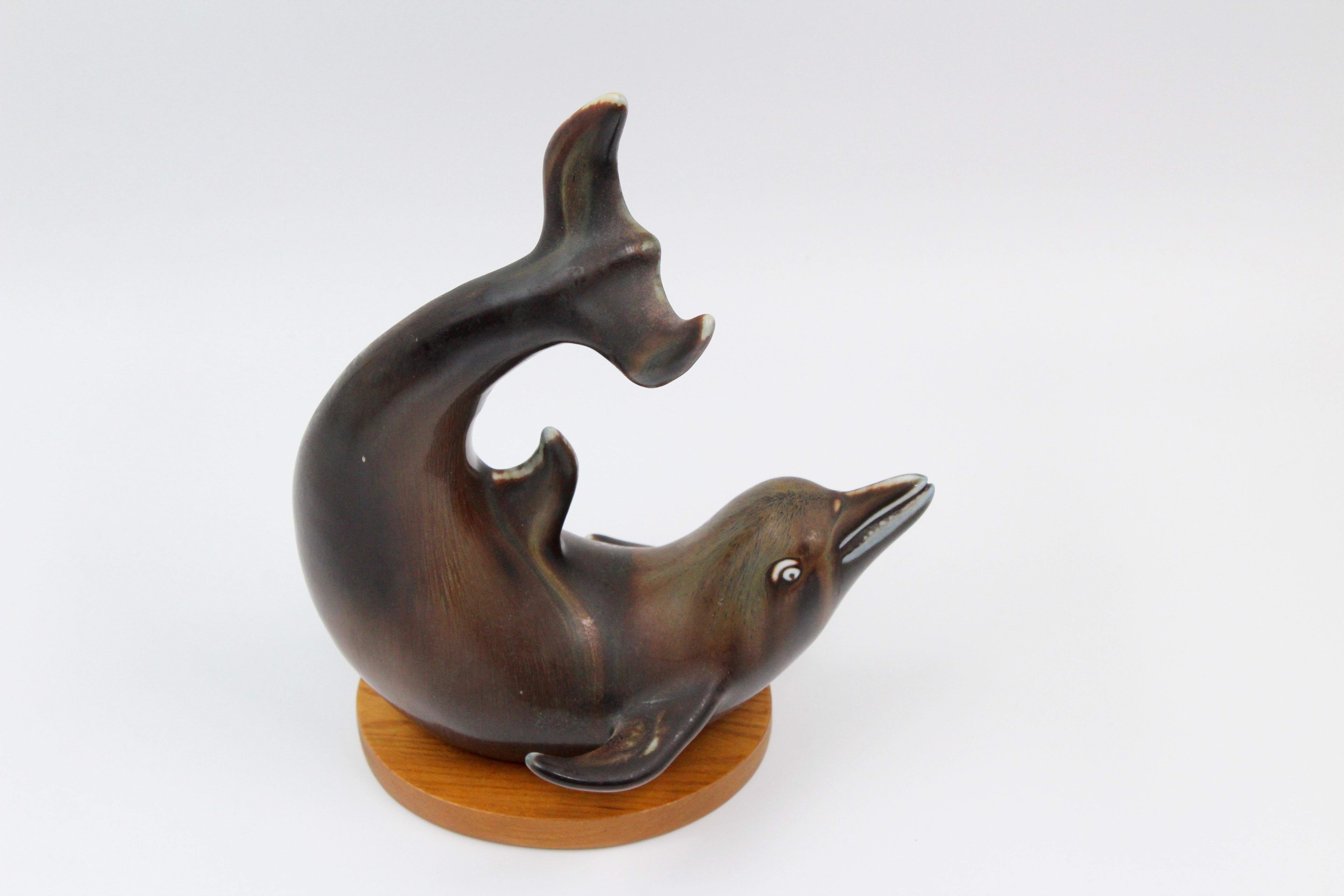 ceramic dolphins